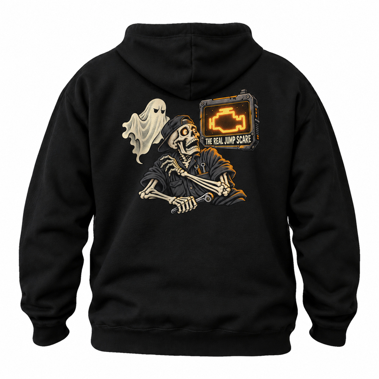 The Real Jump Scare Back Print Hoodie