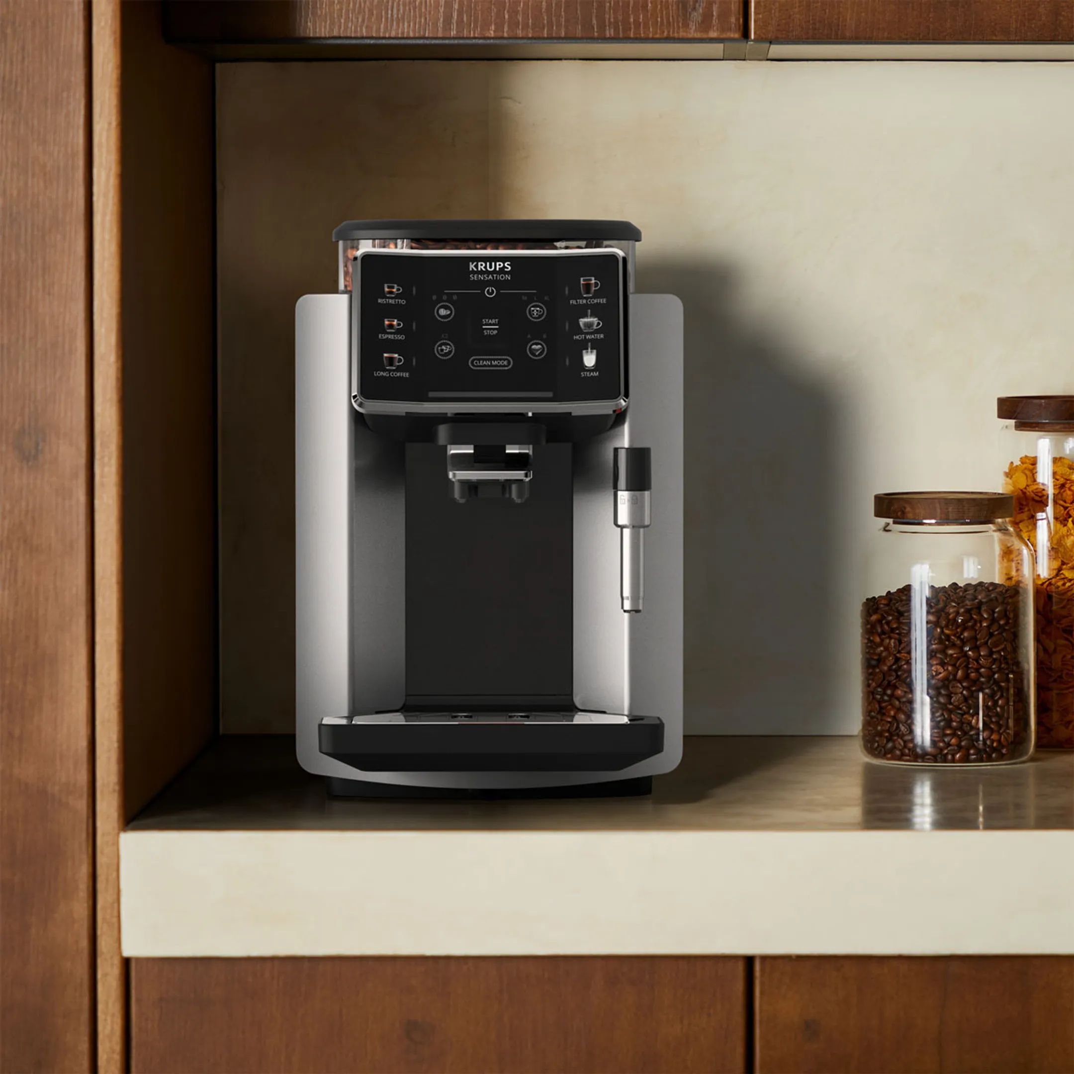 Krups Volautomatische espressomachine Sensation EA910E10