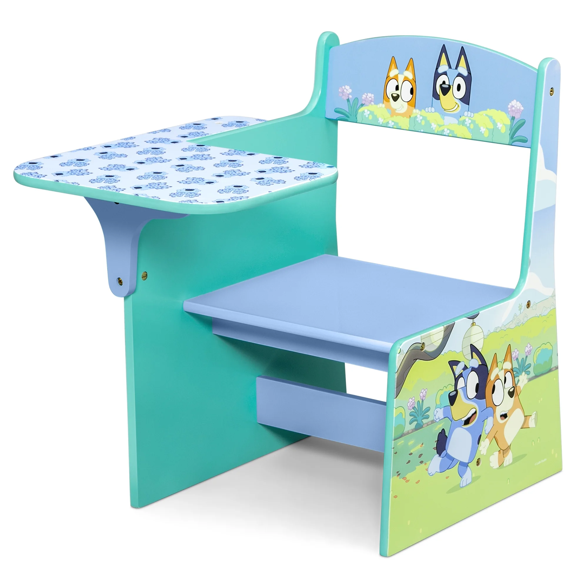 Bluey 3 - Piece Toddler Bedroom Set by Delta Children, Blue