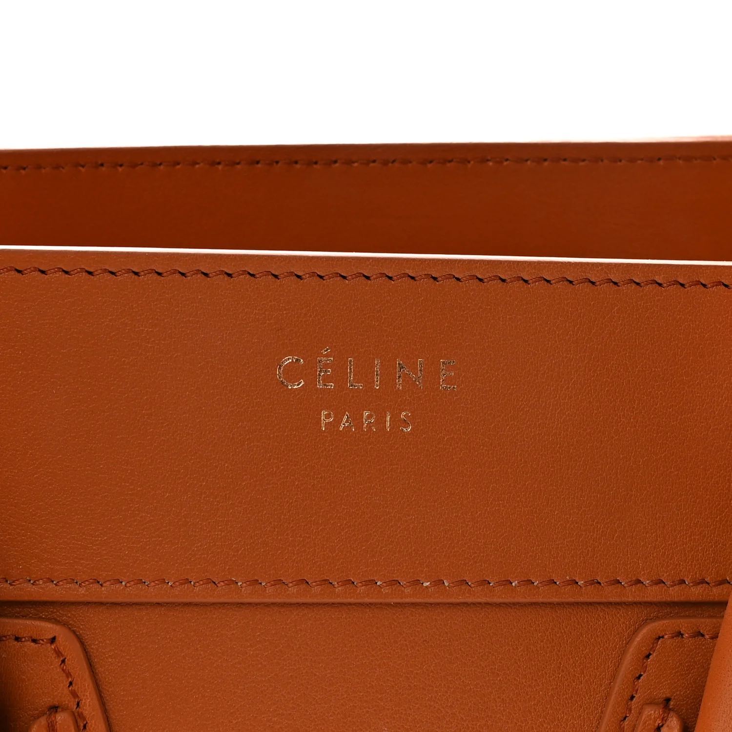 Smooth Calfskin Micro Luggage Light Copper