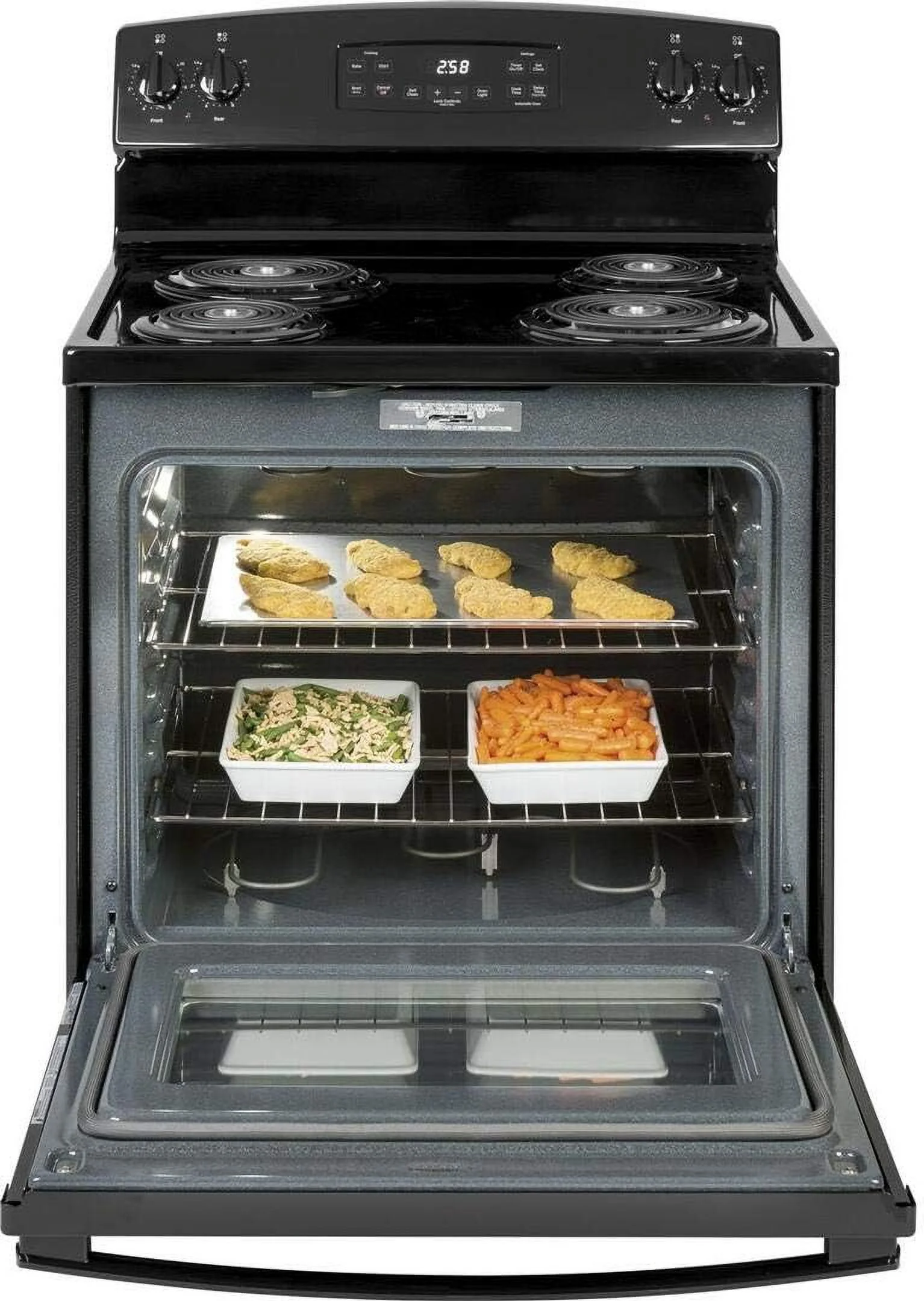 Appliances JB258DMBB 30 Inch Electric Freestanding Range Black - Image 3