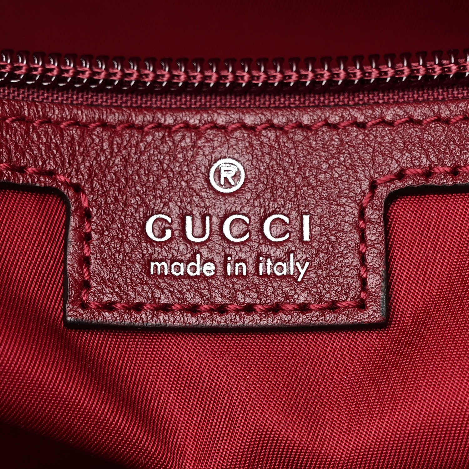 GG Supreme Monogram Large Shopping Tote Rosso Ancora
