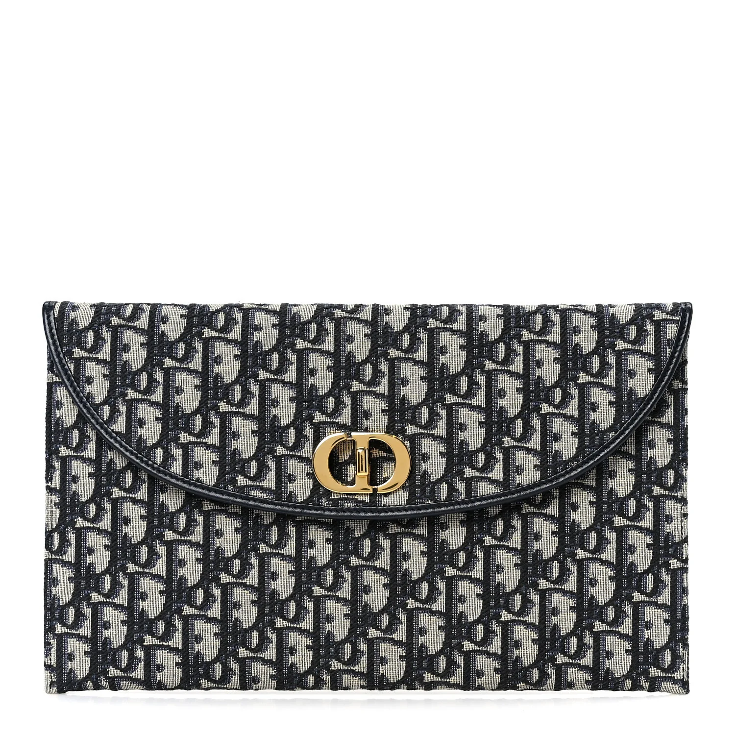 Oblique 30 Montaigne Avenue Pouch With Flap Blue
