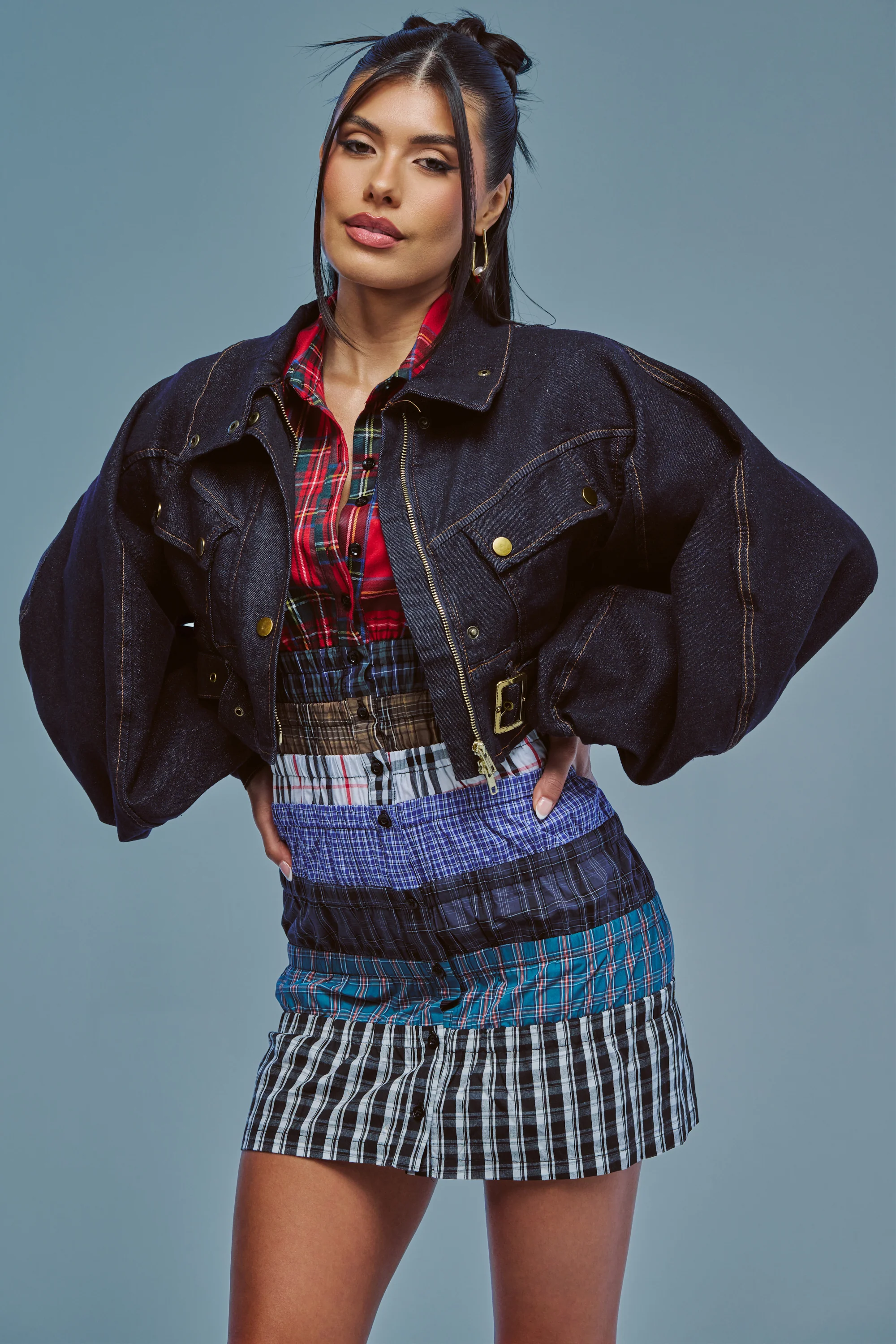 CHIARA DENIM JACKET - Akira Store