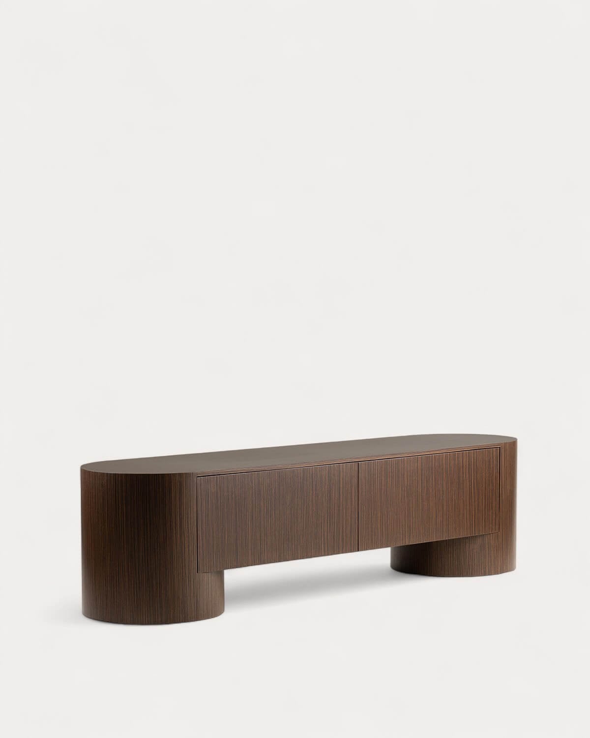 Karyna - Mueble de TV con 2 Cajones de Madera Karyna