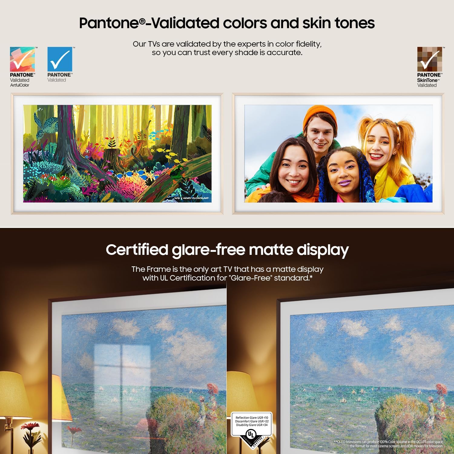 SAMSUNG 65-Inch Class QLED 4K LS03D The Frame Series Quantum HDR Smart TV w/Dolby Atmos  Art Mode  Anti-Reflection  Customizable Frame  Slim Fit Wall Mount with Alexa Built-in (QN65LS03D  2024 Model)