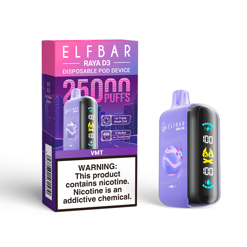 ELF BAR RAYA D3 25000 PUFFS