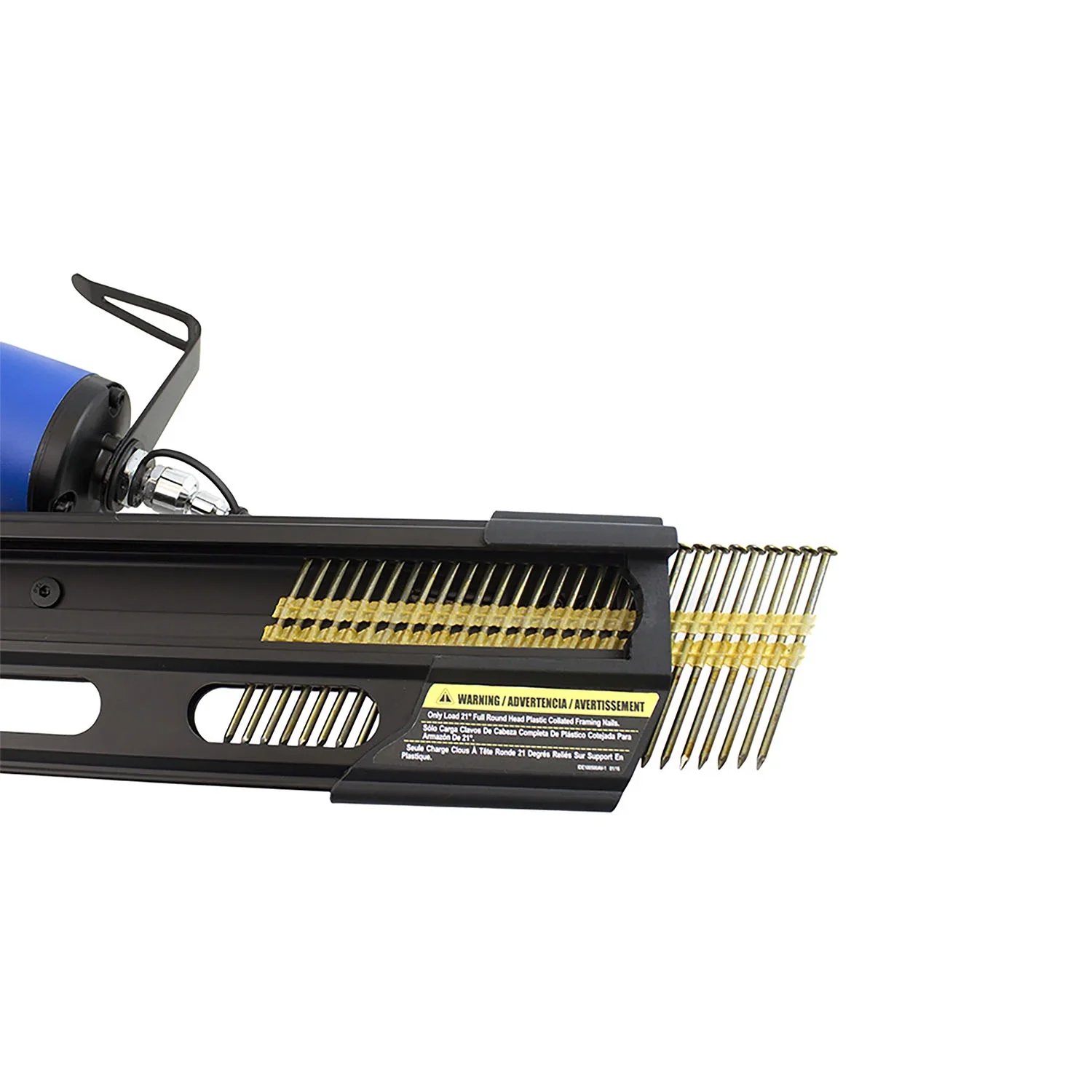 Estwing EFR2190 Pneumatic 21 Degree 3-1/2 Framing Nailer with Adjustable Metal Belt Hook, 1/4 NPT Industrial Swivel Fitting, and Bag