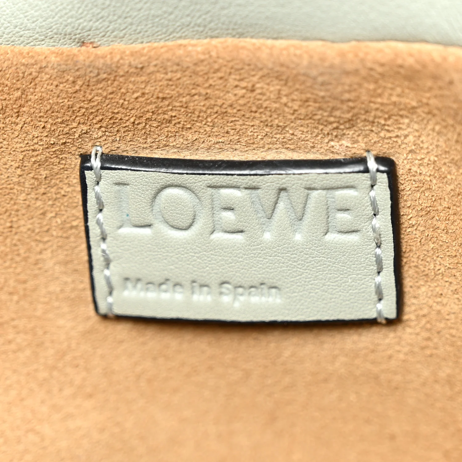 Calfskin Mini Flamenco Knot Clutch Ash Grey