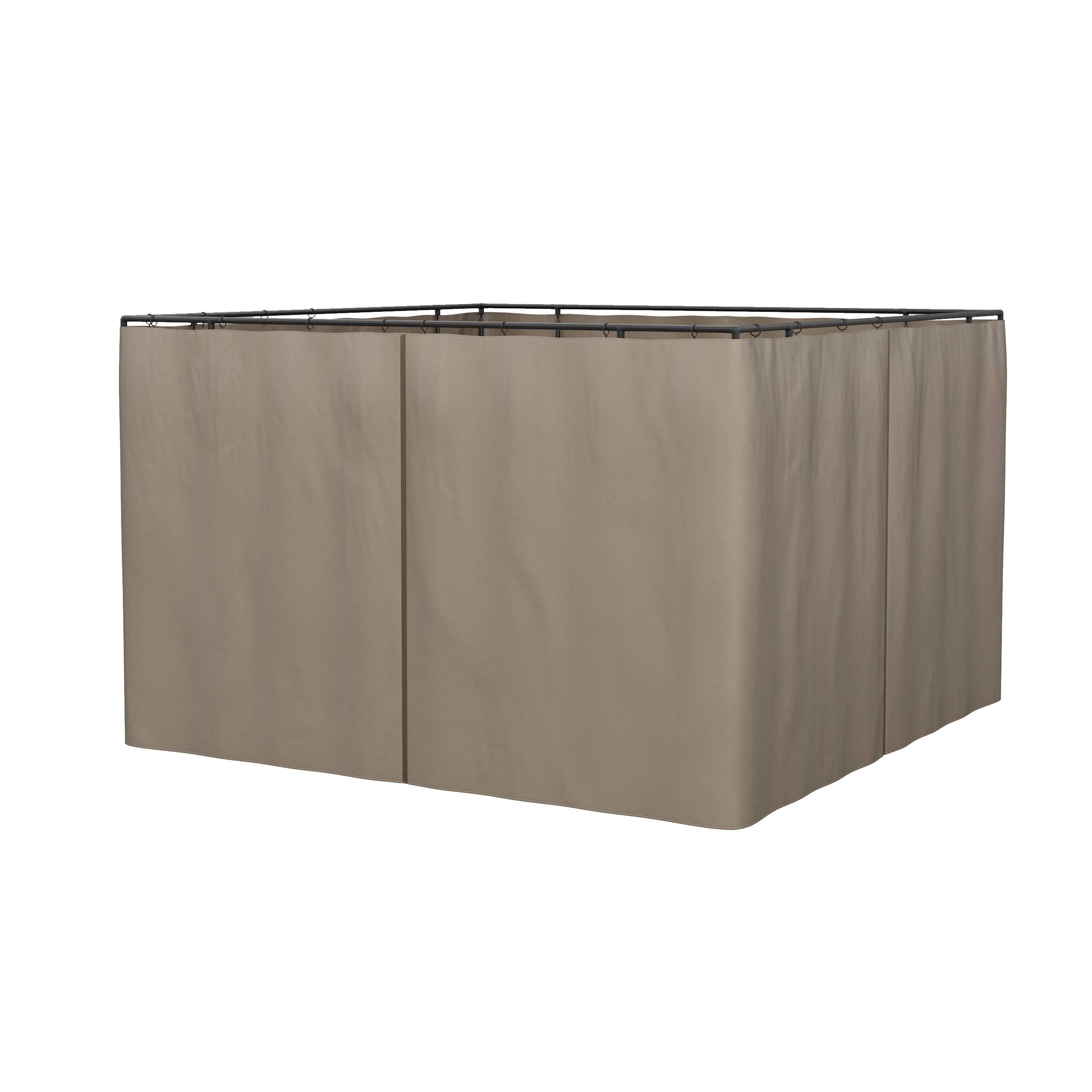 Universal Side Wall Outsunny Color: Brown