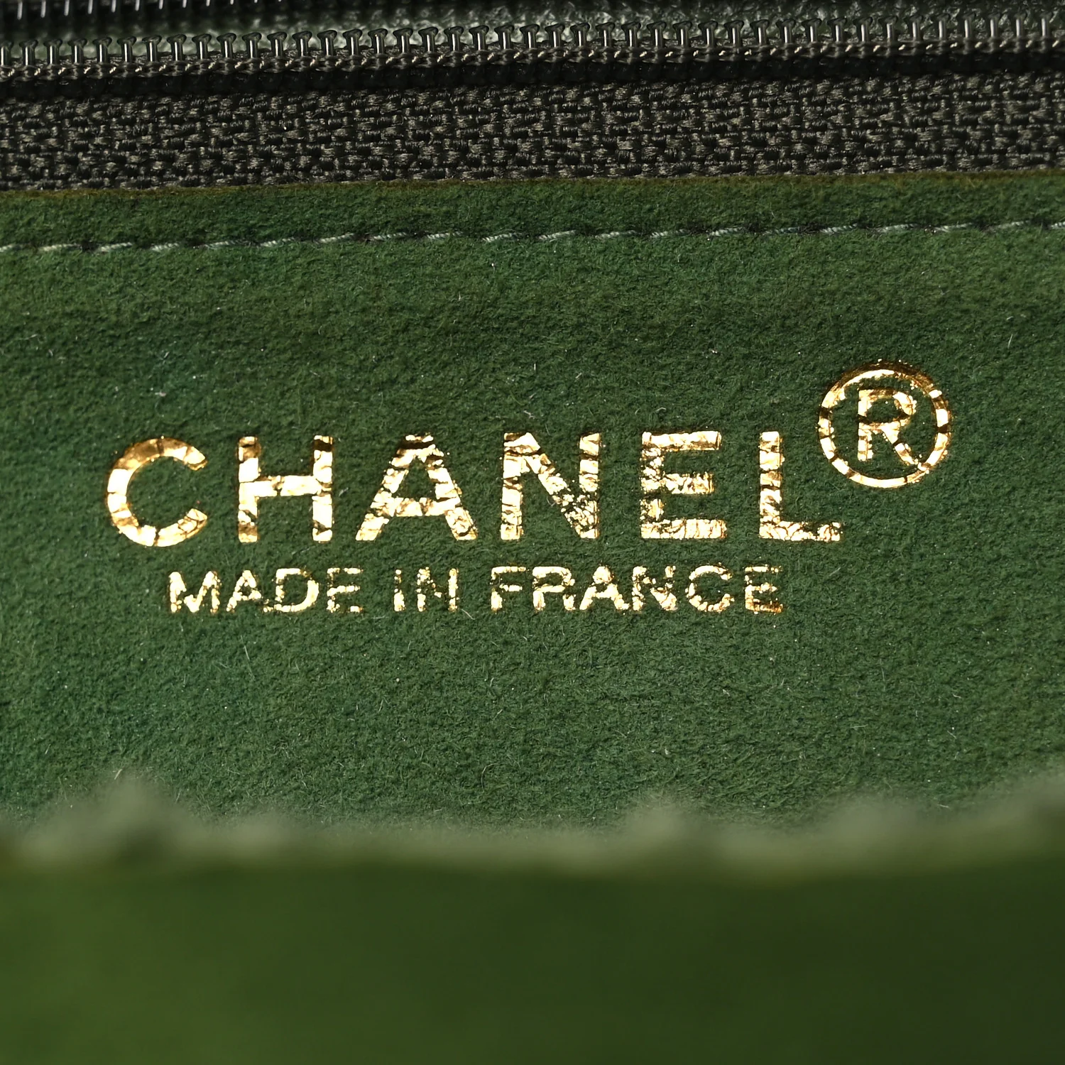Suede Shearling Flap Clutch Green