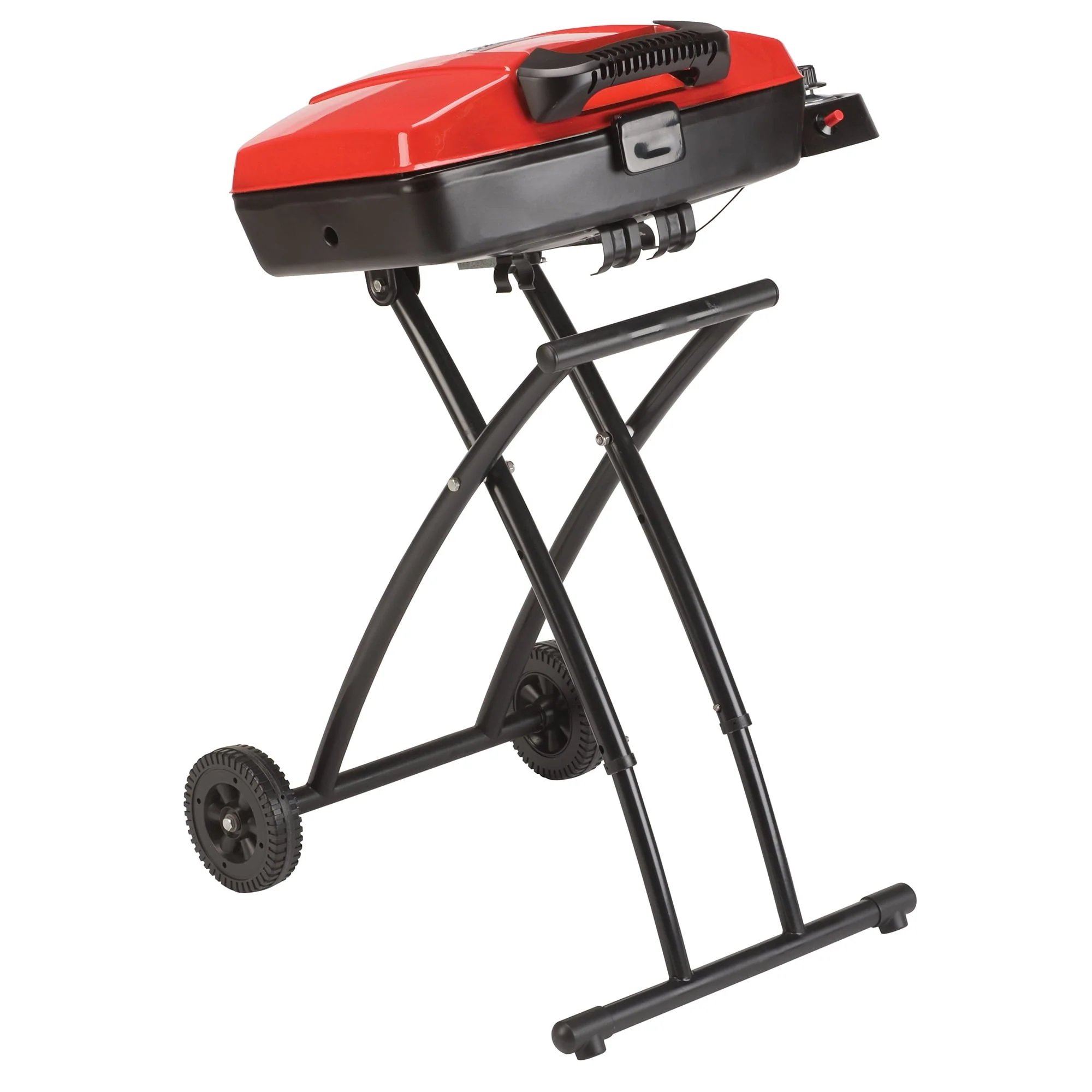 Portable Sportster 1 Burner Propane Grill with 11,000 BTUs, Red Image 6