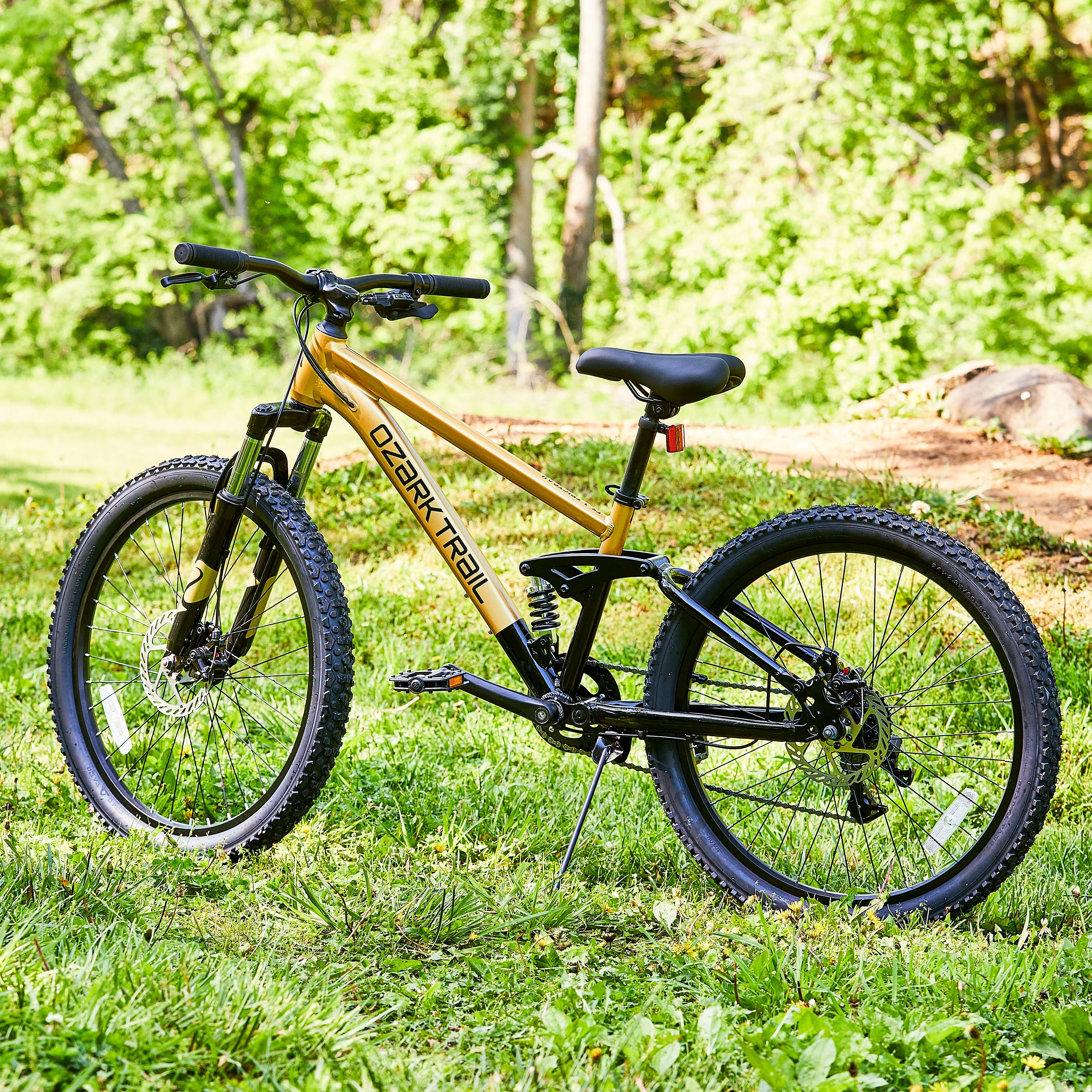 24" FS.1 Epictrail Full Suspension Mountain Bike, For Teens and Adults, Heights between 4'6"-5'6", Silver(White) - Image 10