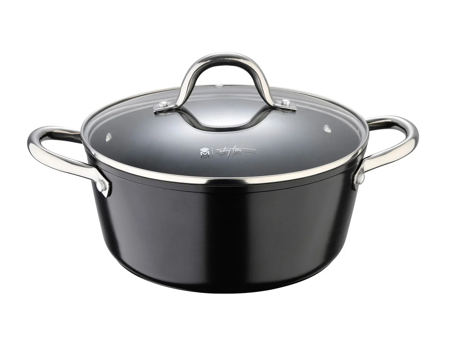 Masterpro Casserole avec couvercle,  24 cm