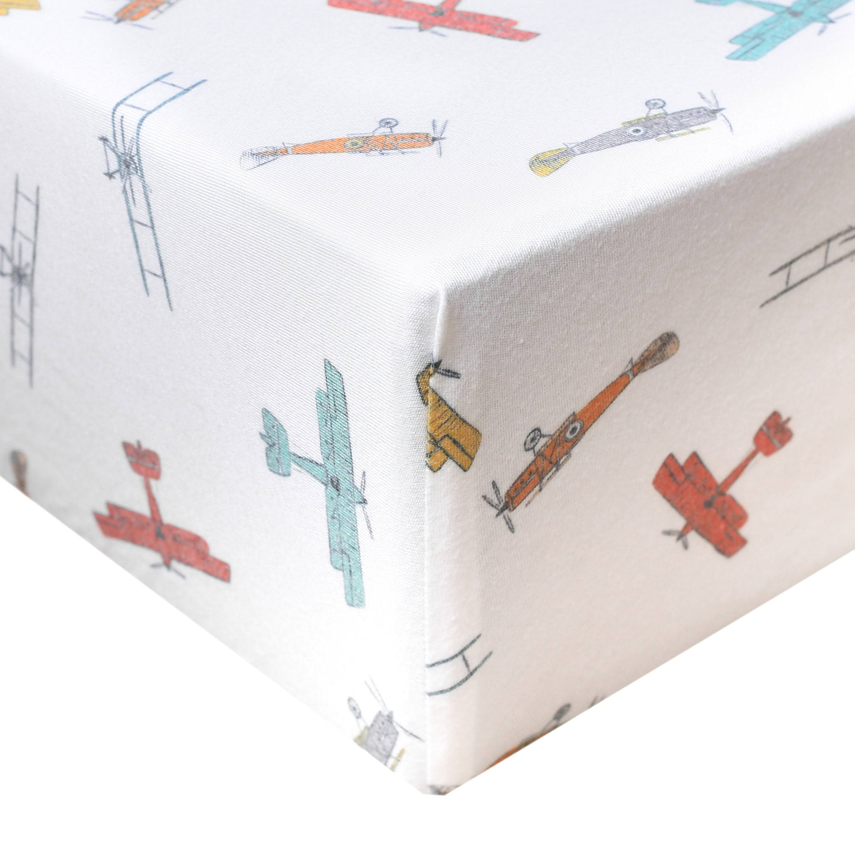 Copper Pearl Ace Premium Fitted Crib Sheet