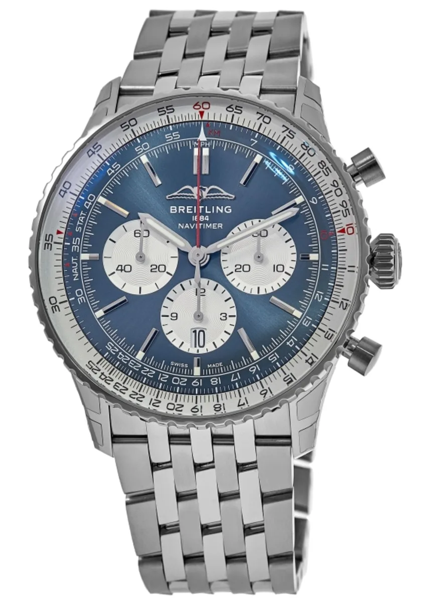 [Super Clone]Breitling AB0137211C1A1 Navitimer B01 Blue Dial - Νew