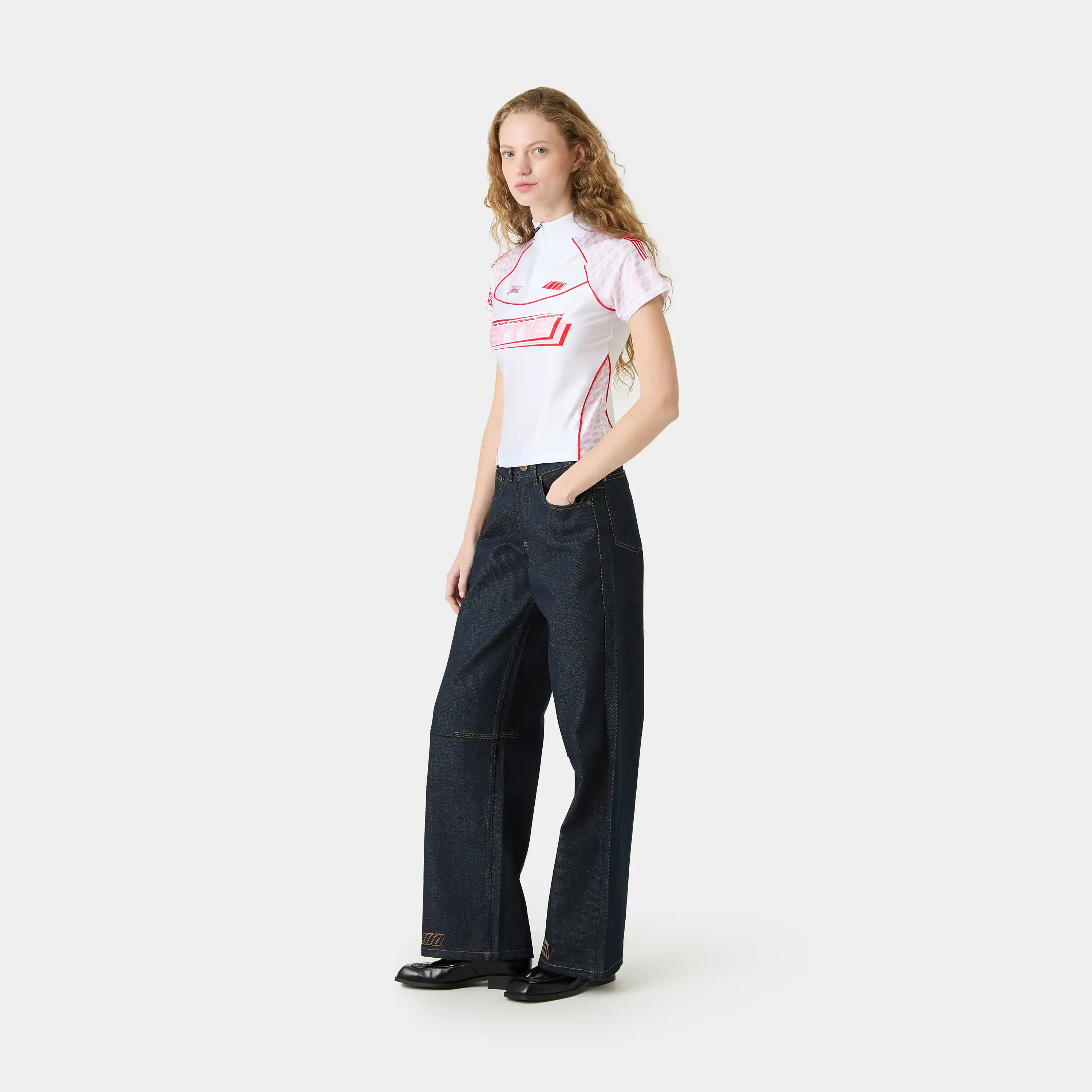 Jeannie Pearl Cycling Tee