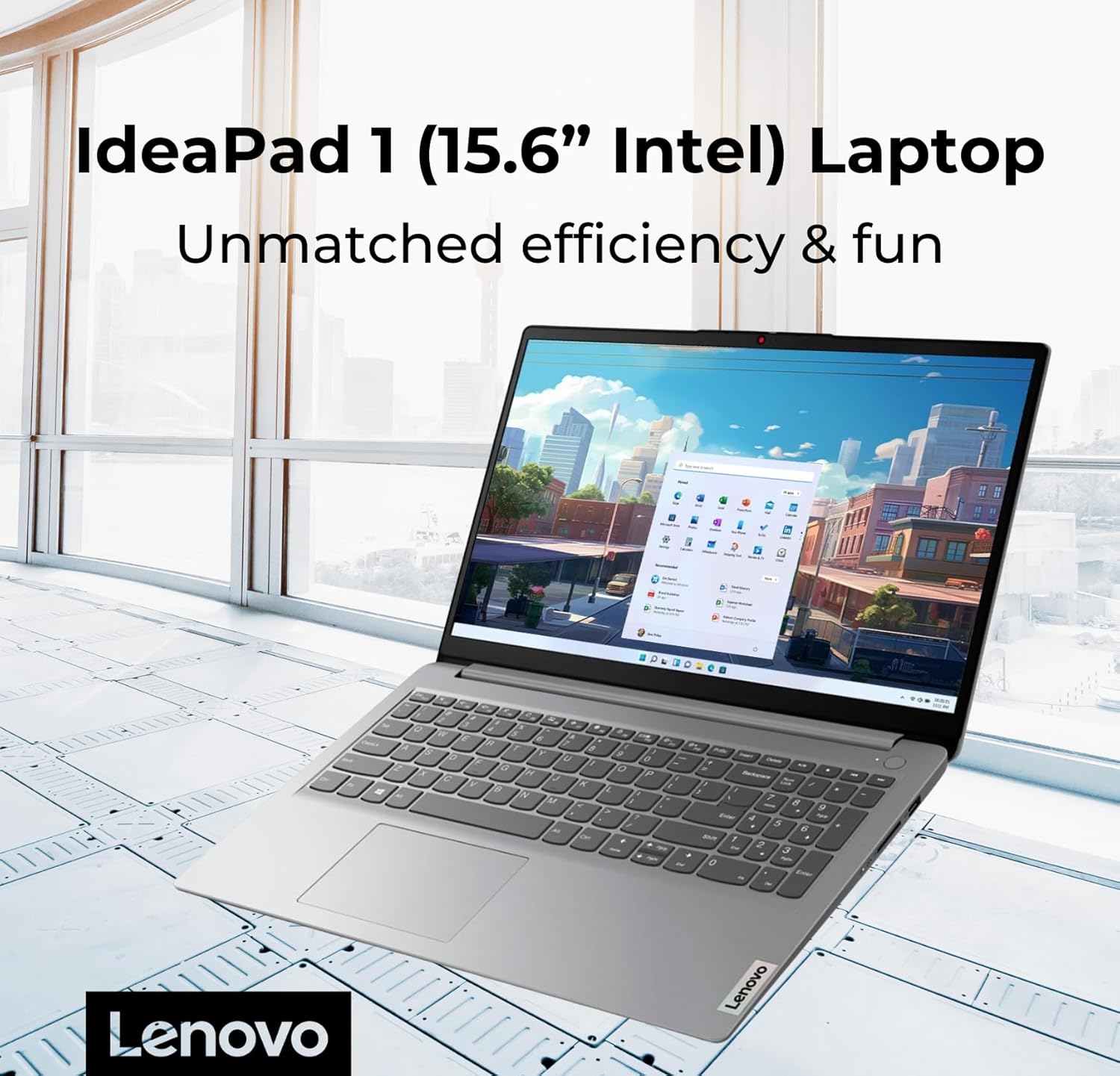 Lenovo IdeaPad 1 Student Laptop  15.6