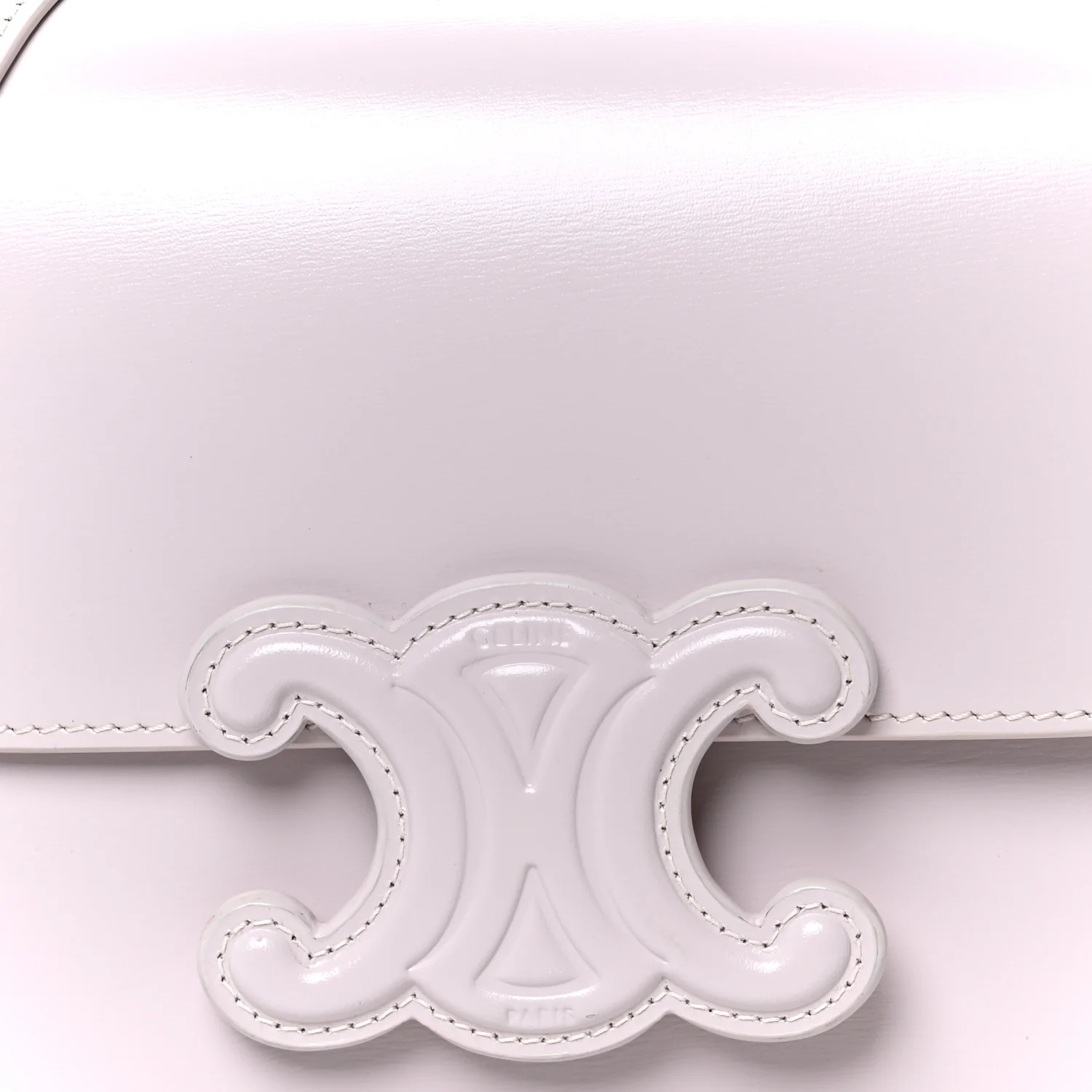 Shiny Calfskin Teen Cuir Triomphe Poudre
