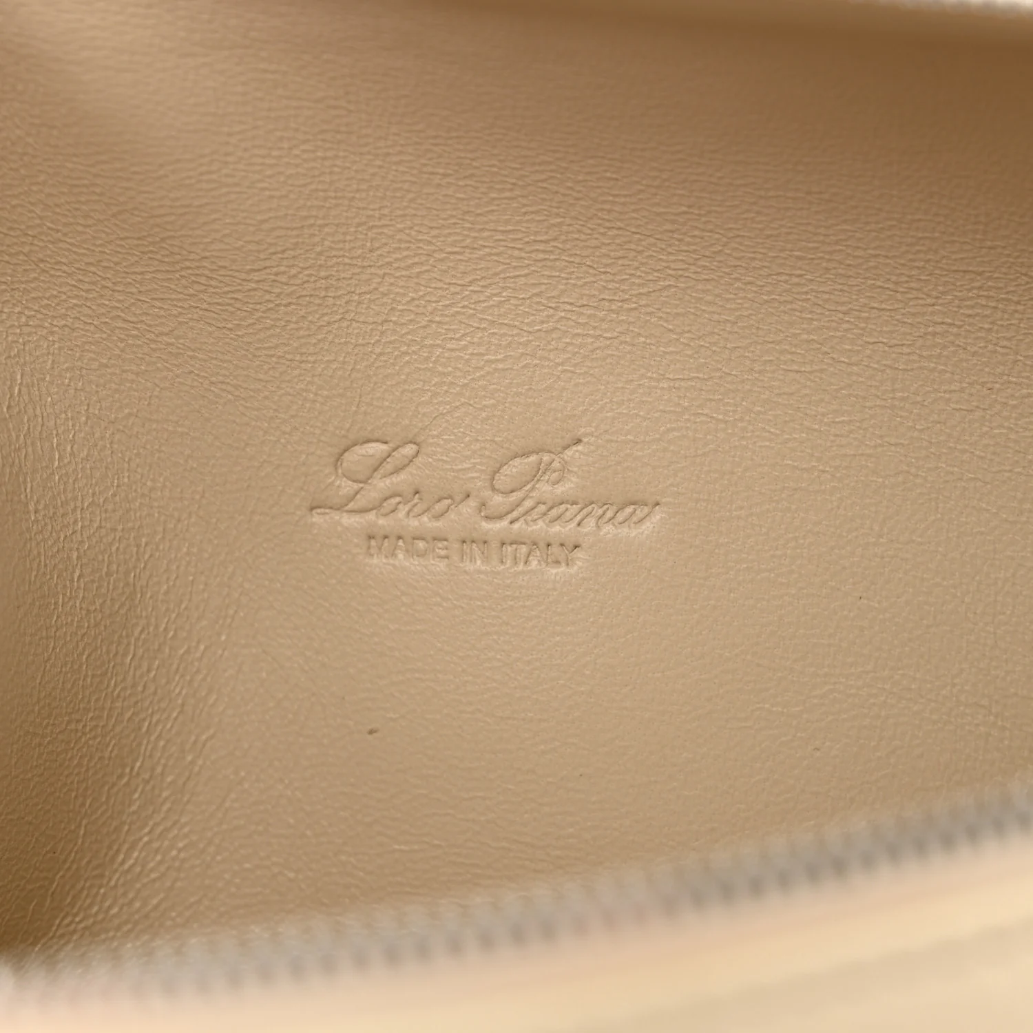Grained Calfskin L19 Extra Pocket Pouch Whisper White