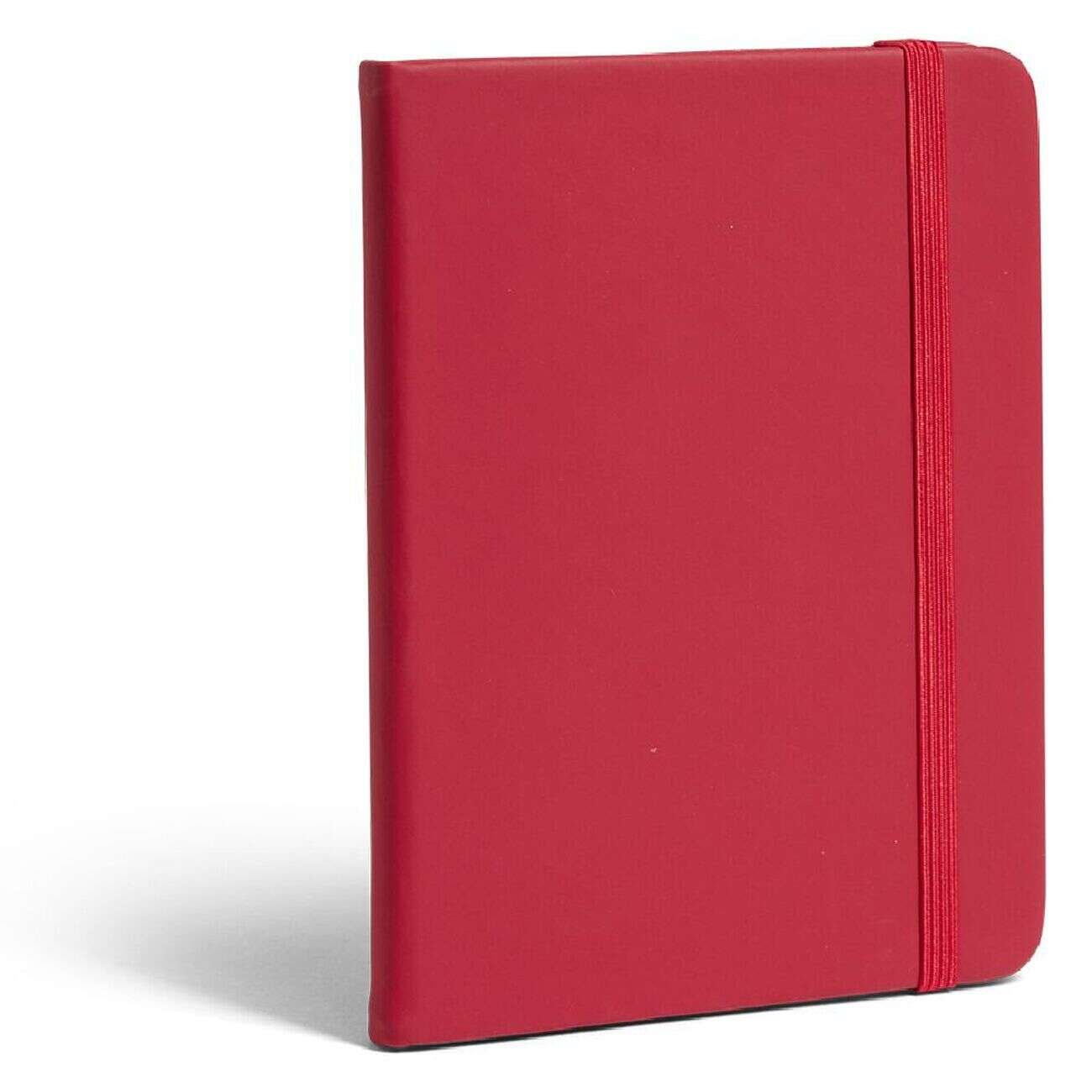 Carnet A6 élastique et couverture mate à lignes 15x21cm