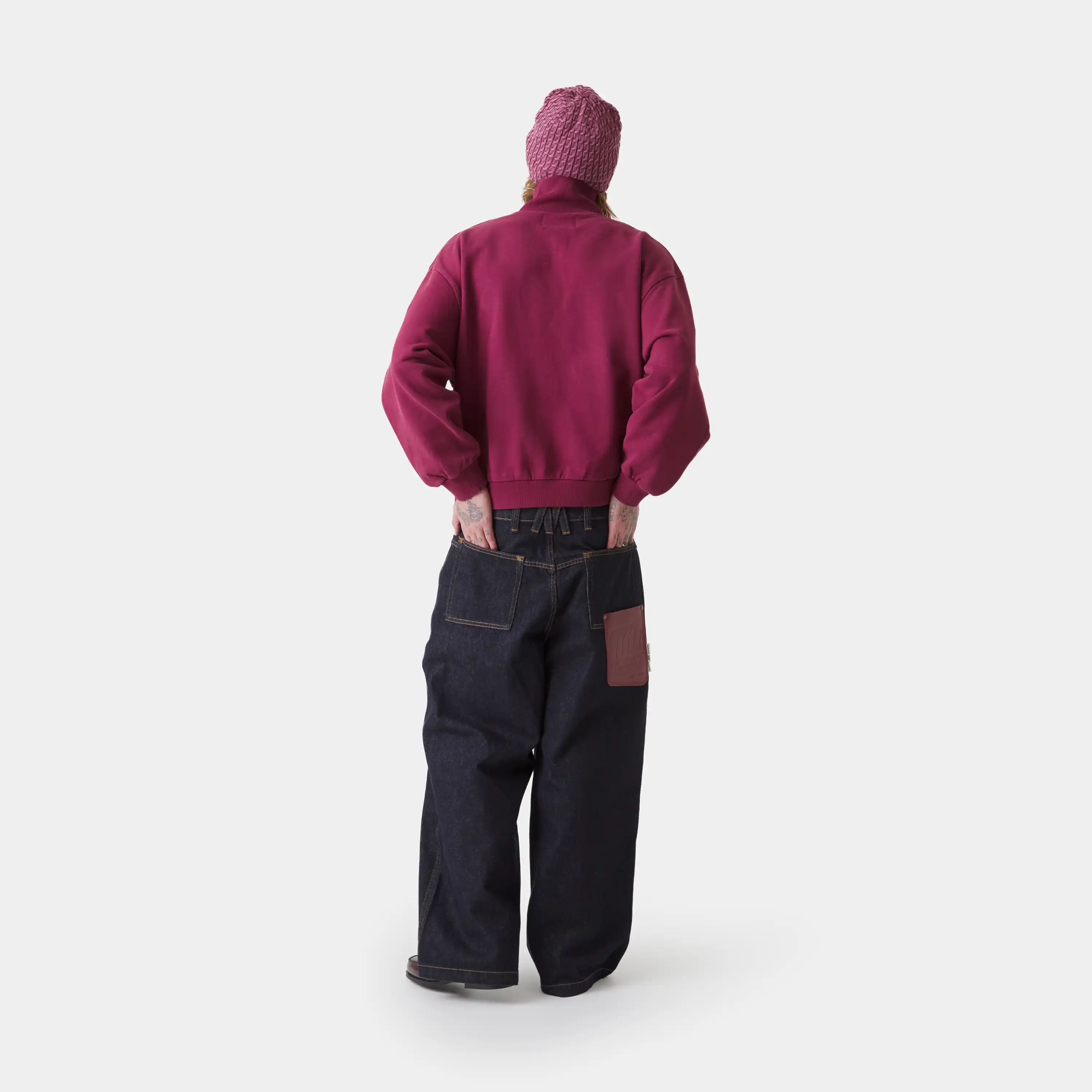Peak Burgundy Half Zip