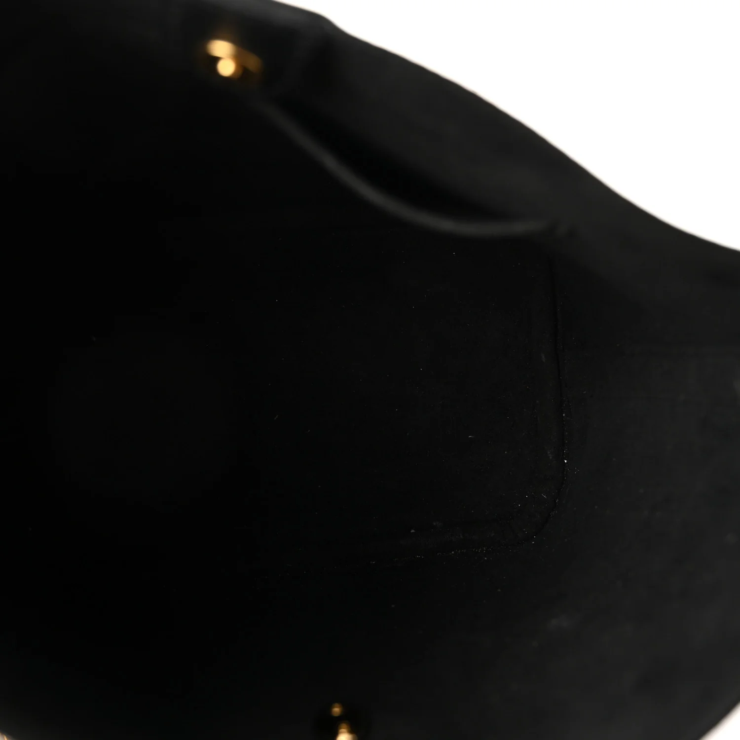 Calfskin Lock and Walk Bucket Black