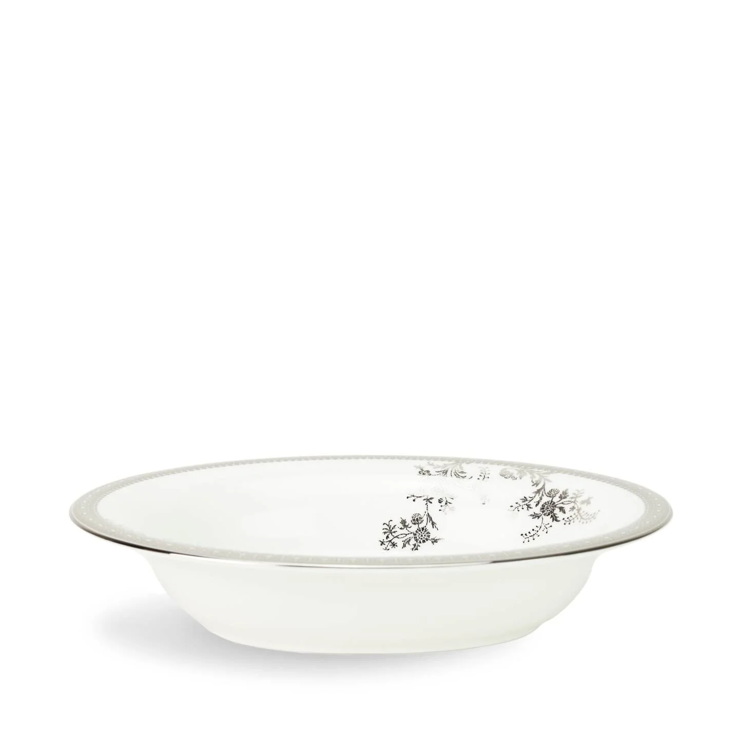 Vera Wang Lace Platinum Open Vegetable Dish