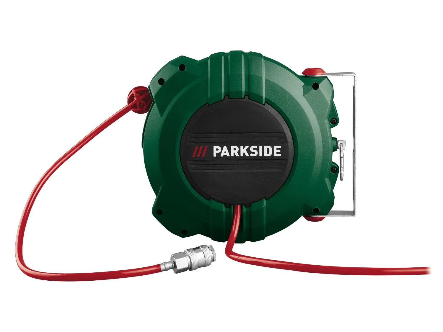 PARKSIDE Enrouleur tuyau pneumatique 10 m + set d'accessoires, 13 pices