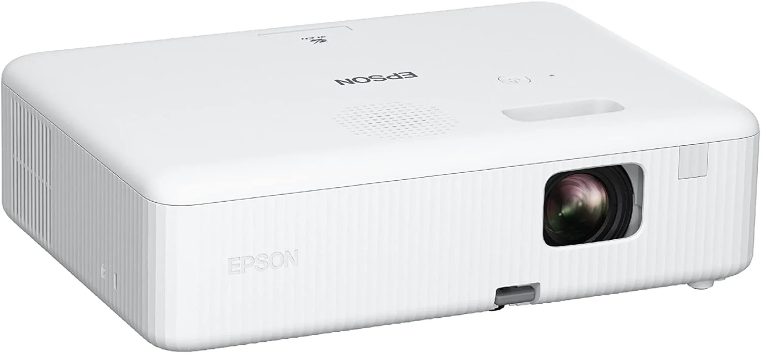 Portable Projector, 3-Chip 3LCD, Widescreen, 3,000 Lumens Color/White Brightness, 5 W Speaker, 300-Inch Home Entertainment and Work, Streaming Ready