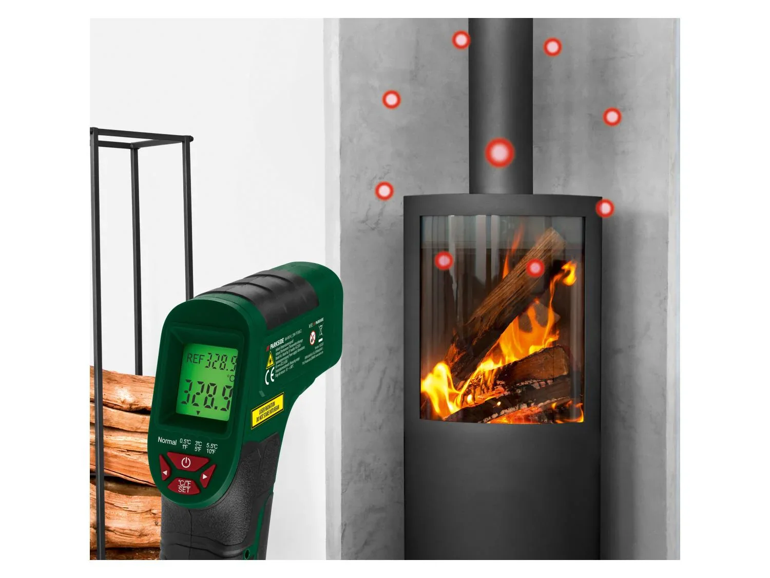 PARKSIDE Thermomtre infrarouge PTI 380 C3, -50  +380 C