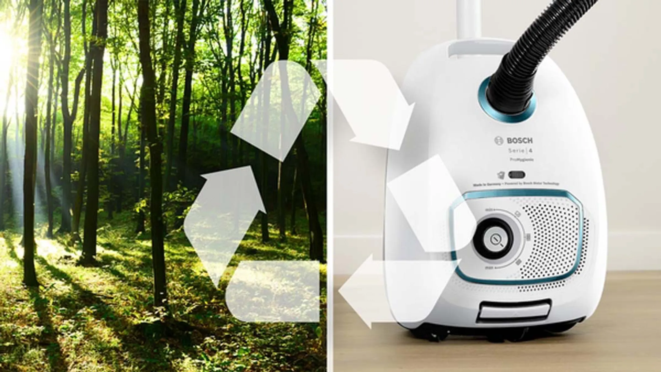 Bosch Stofzuiger met zak ProHygienic BGL41HYG2H