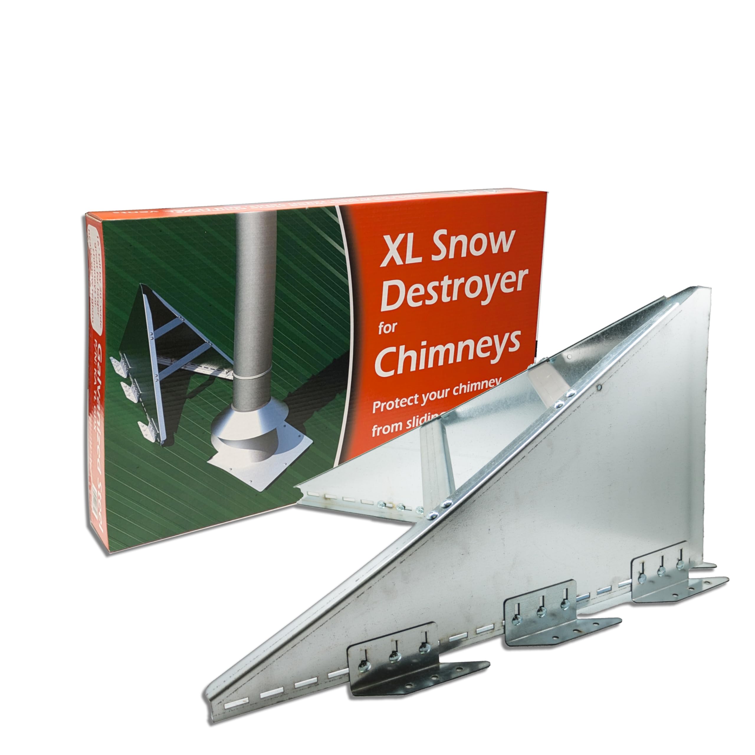XL Snow Destroyer for Chimneys. USA Made. Universal Fit. Lifetime Protection for 6-10