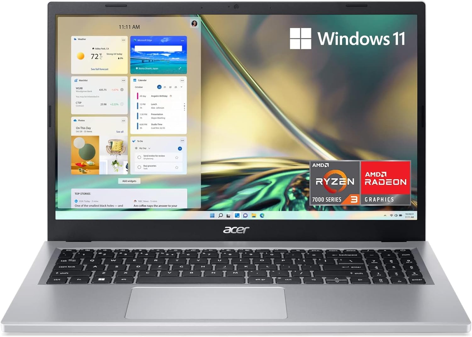 acer Aspire 3 A315-24P-R7VH Slim Laptop | 15.6
