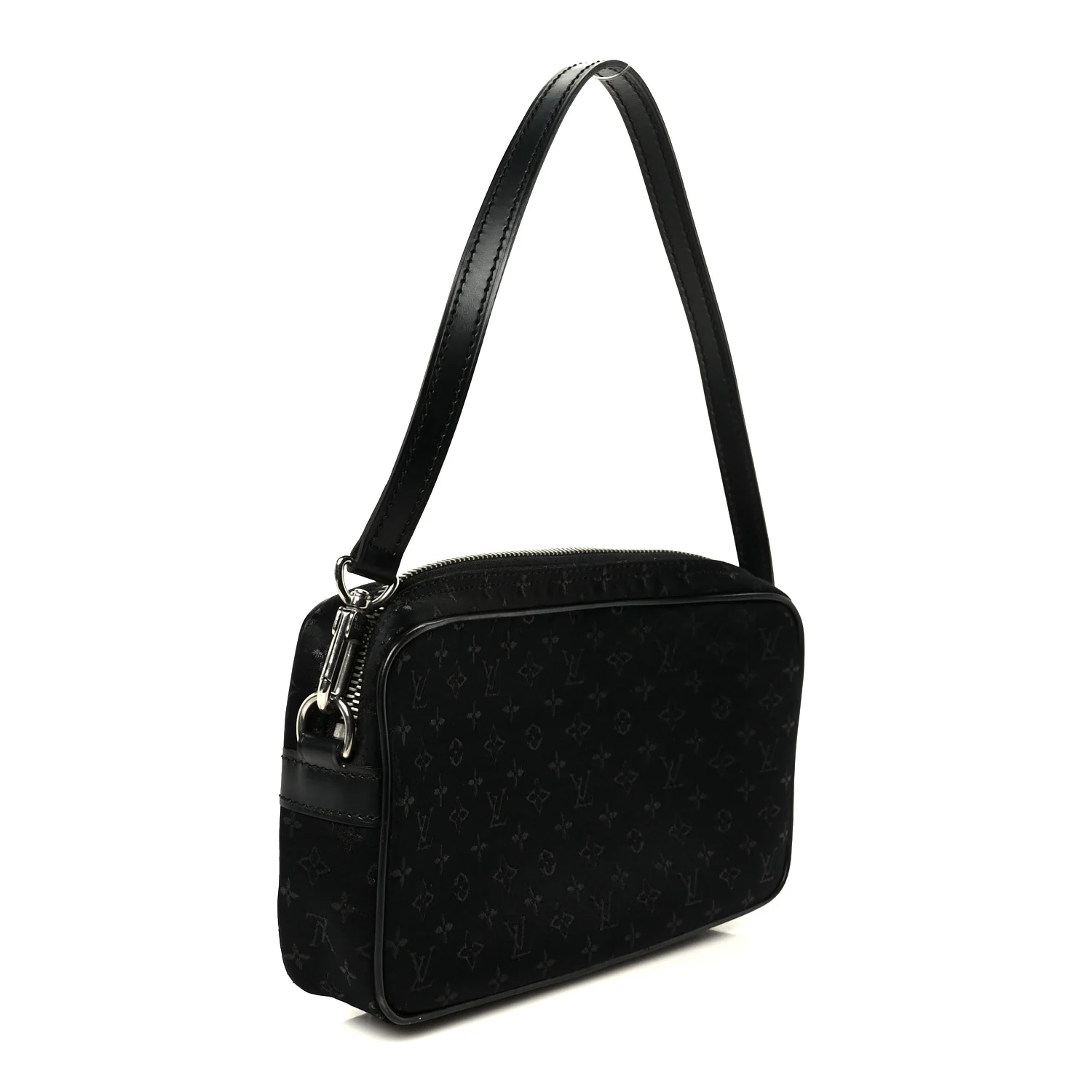 Satin Mini Monogram Conte De Fees Pochette Black