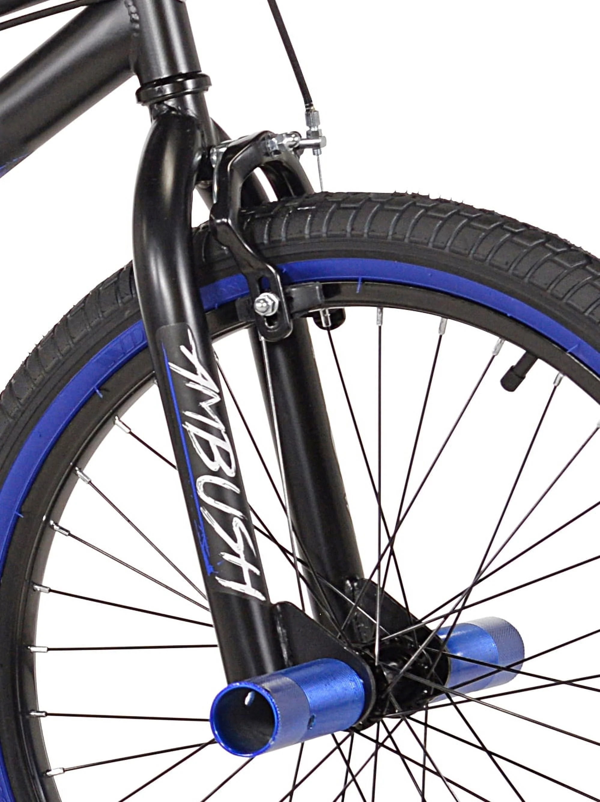 Bicycles 20" Boy's Ambush BMX Child Bike, Black/Blue - Image 8