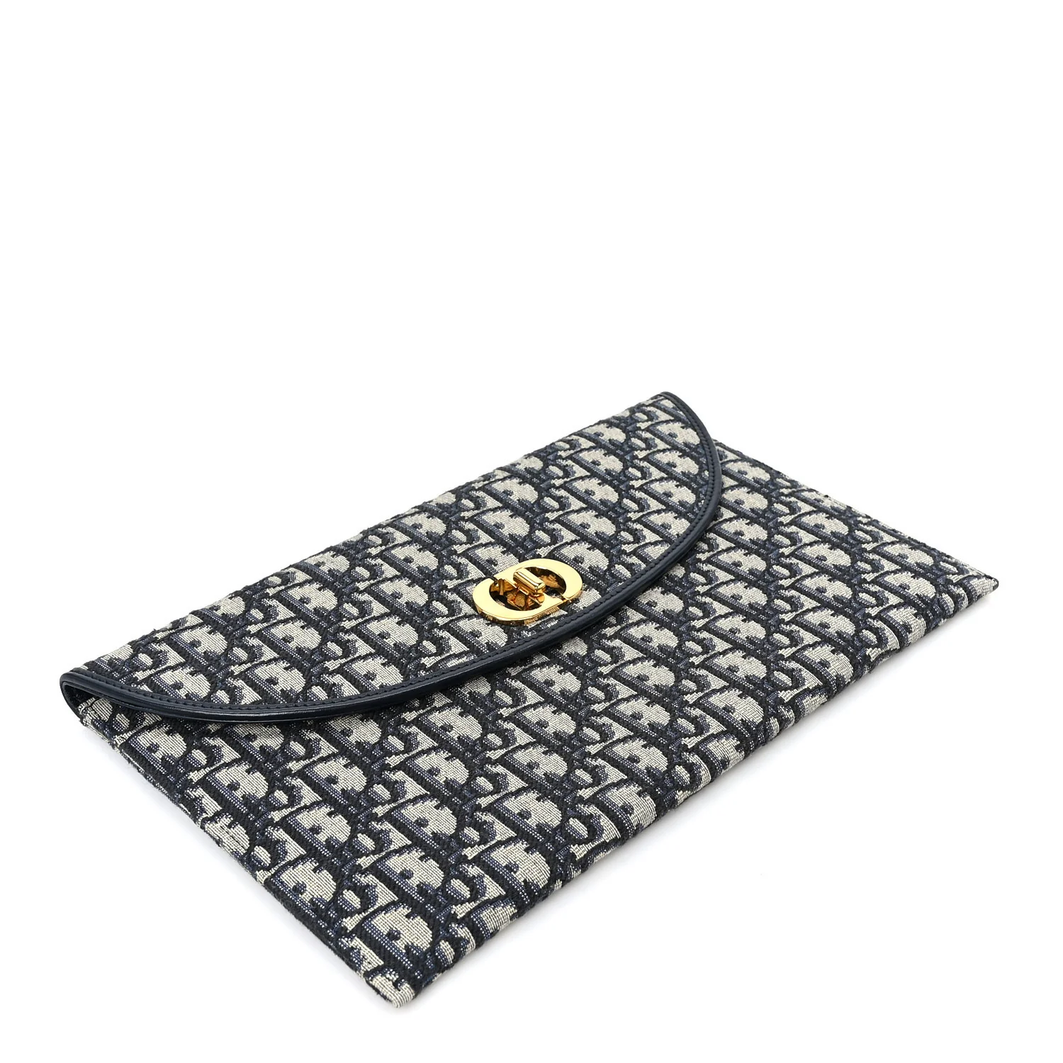 Oblique 30 Montaigne Avenue Pouch With Flap Blue