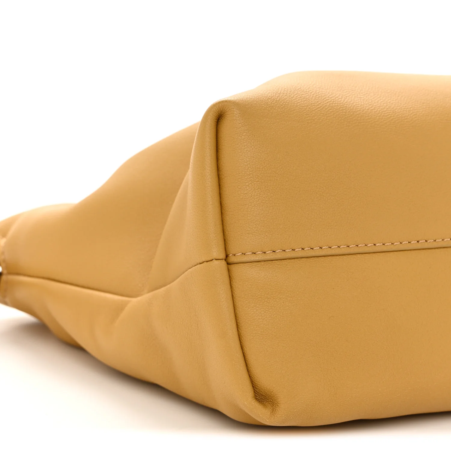 Mellow Nappa Donut Medium Chain Flamenco Knot Clutch Sahara