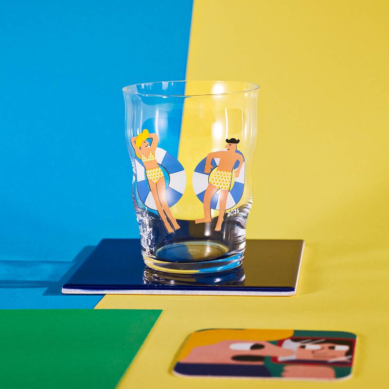Mikkeller pint beer glass 2026 40 cl klar m/dekor