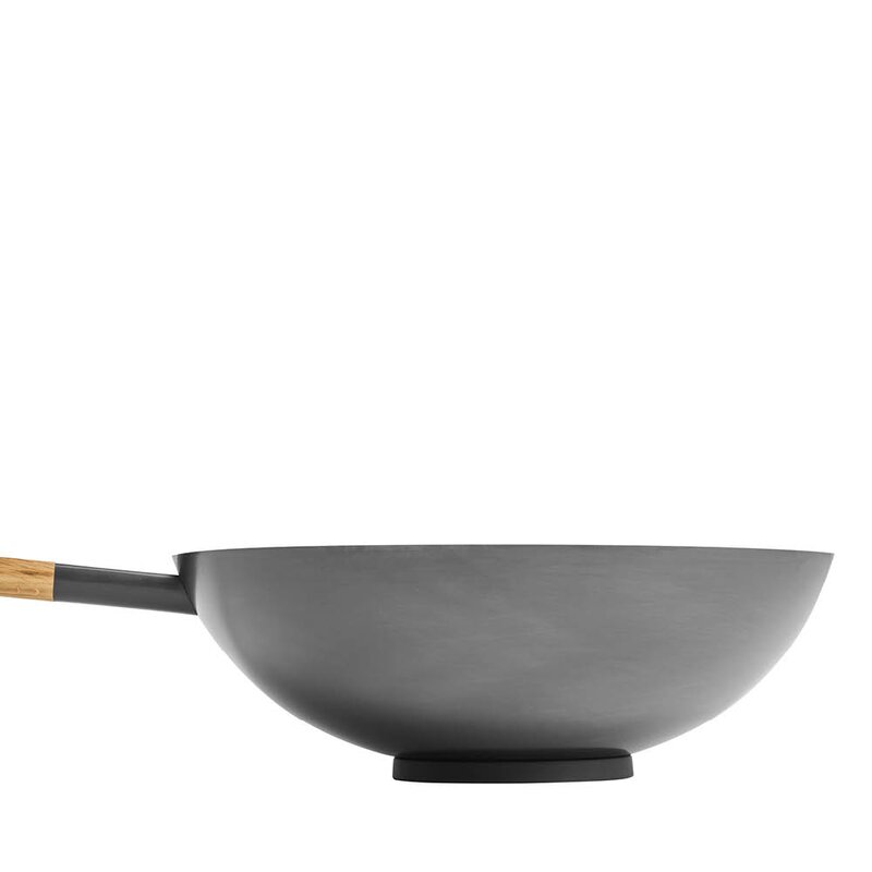 Vulcano wokpanneholder bordskåner 15 cm mørk grå
