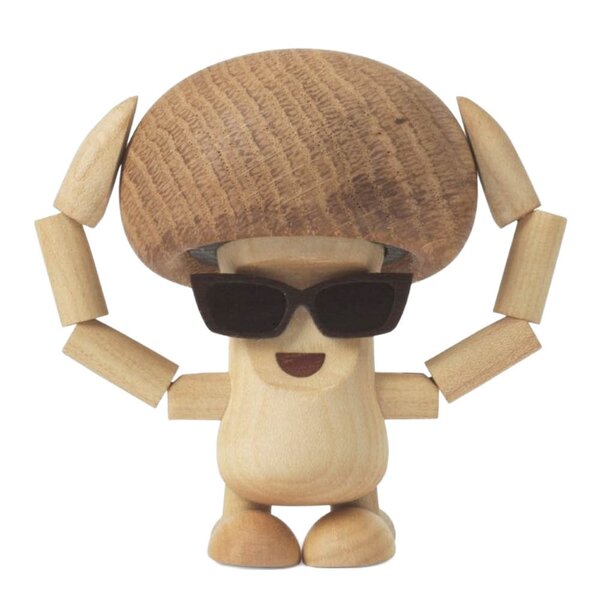 Woodies Marvin Mushroom trefigur 8,5 cm lønn