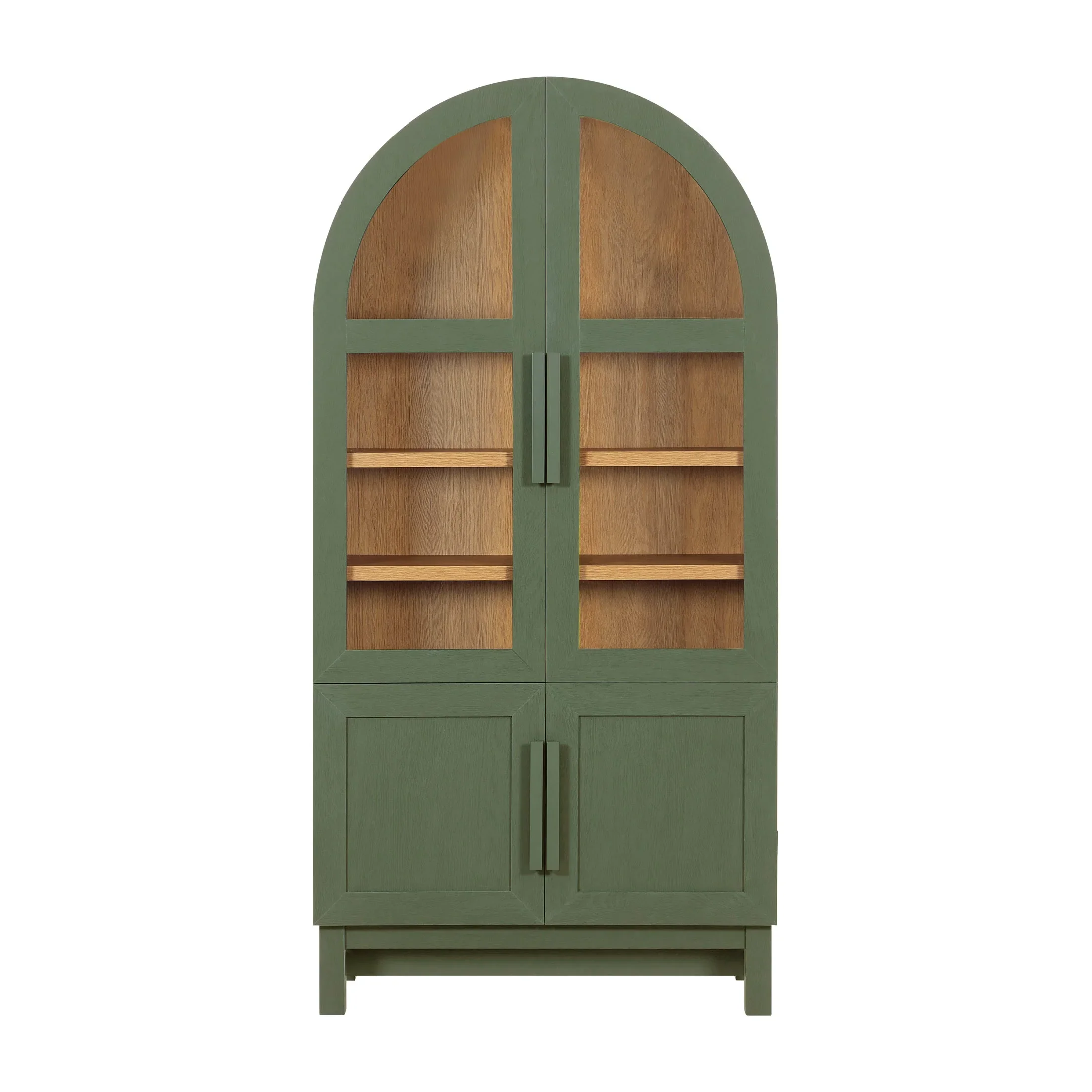 Better Homes & Gardens Juliet Kitchen Rounded Arch Cabinet, Rich Black