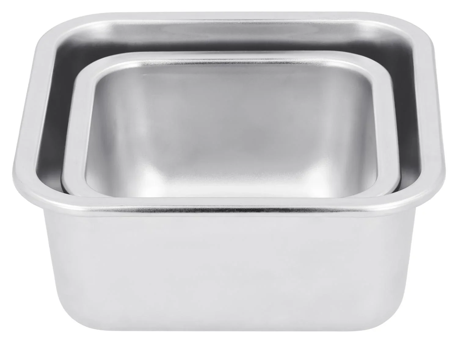 SILVERCREST Set de 2 botes de conservation en acier inoxydable