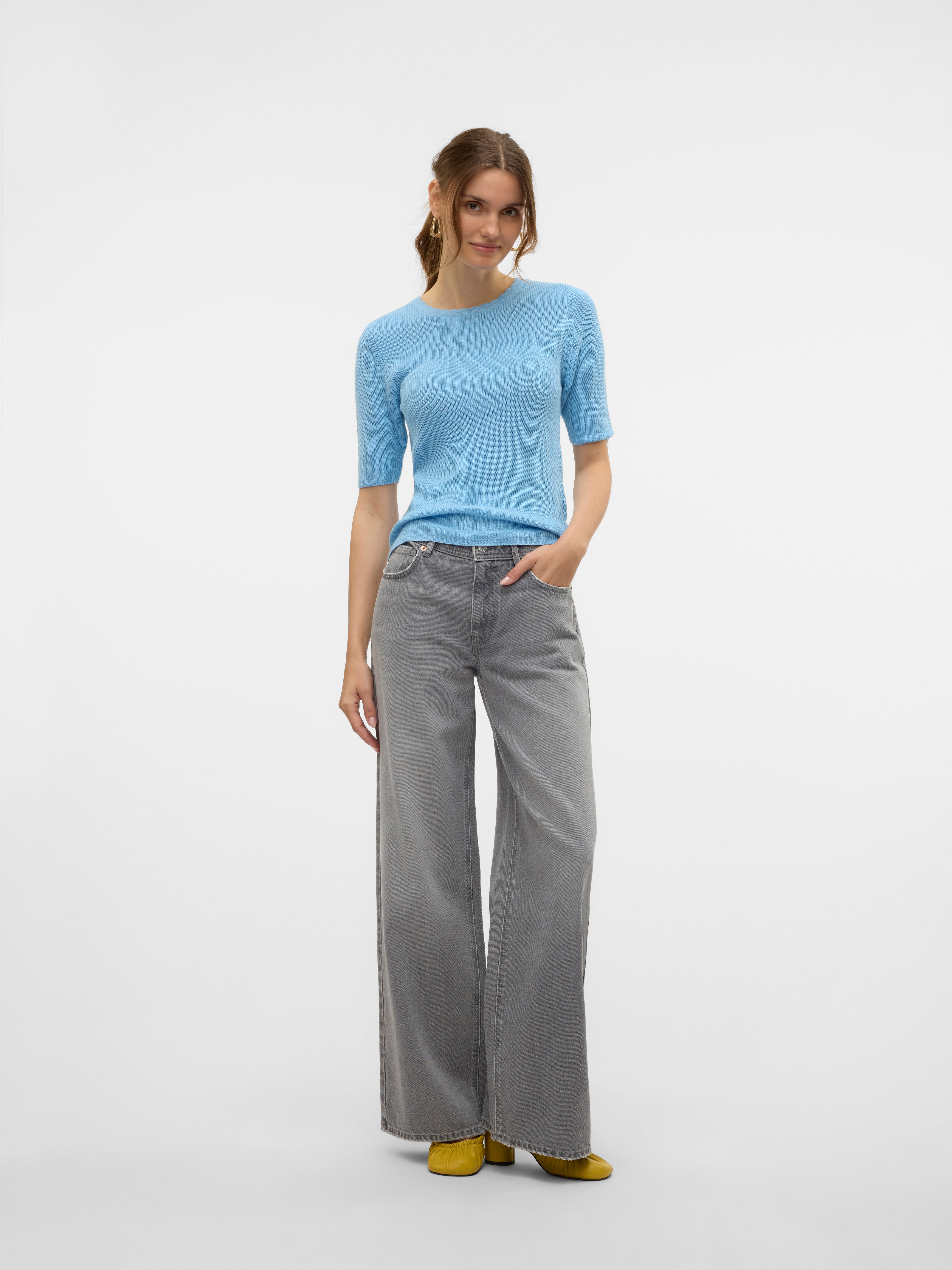 VERO MODA® VMREMY Mid rise Wide Leg Fit Jeans