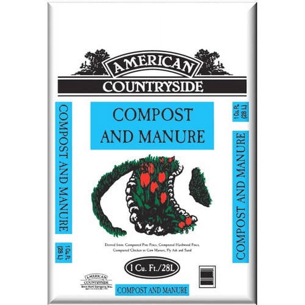 American Countryside Compost and Manure, 1 Cu ft, Black