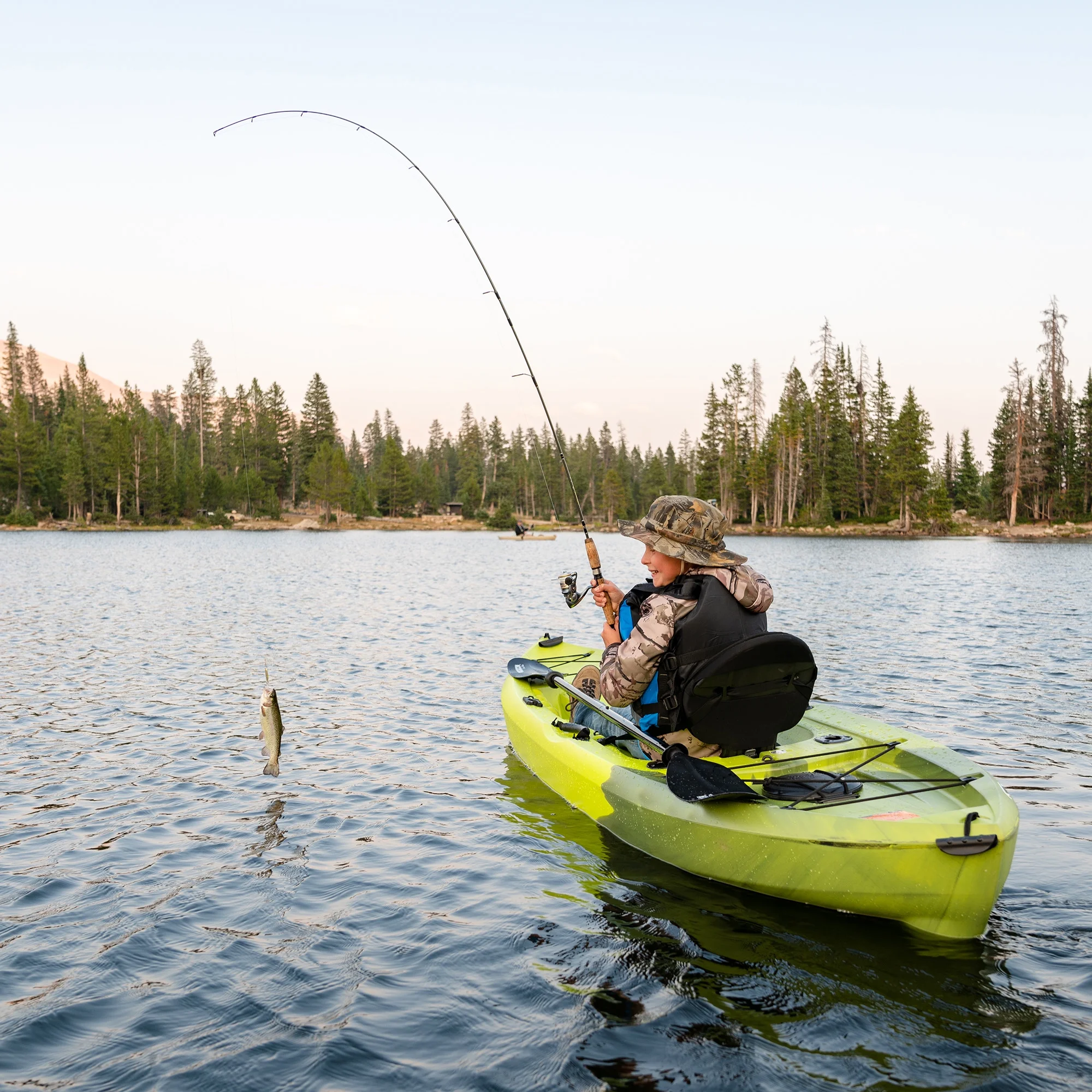 Lifetime Tamarack Angler 10 Ft. Fishing Kayak, Volcano Fusion (91340)