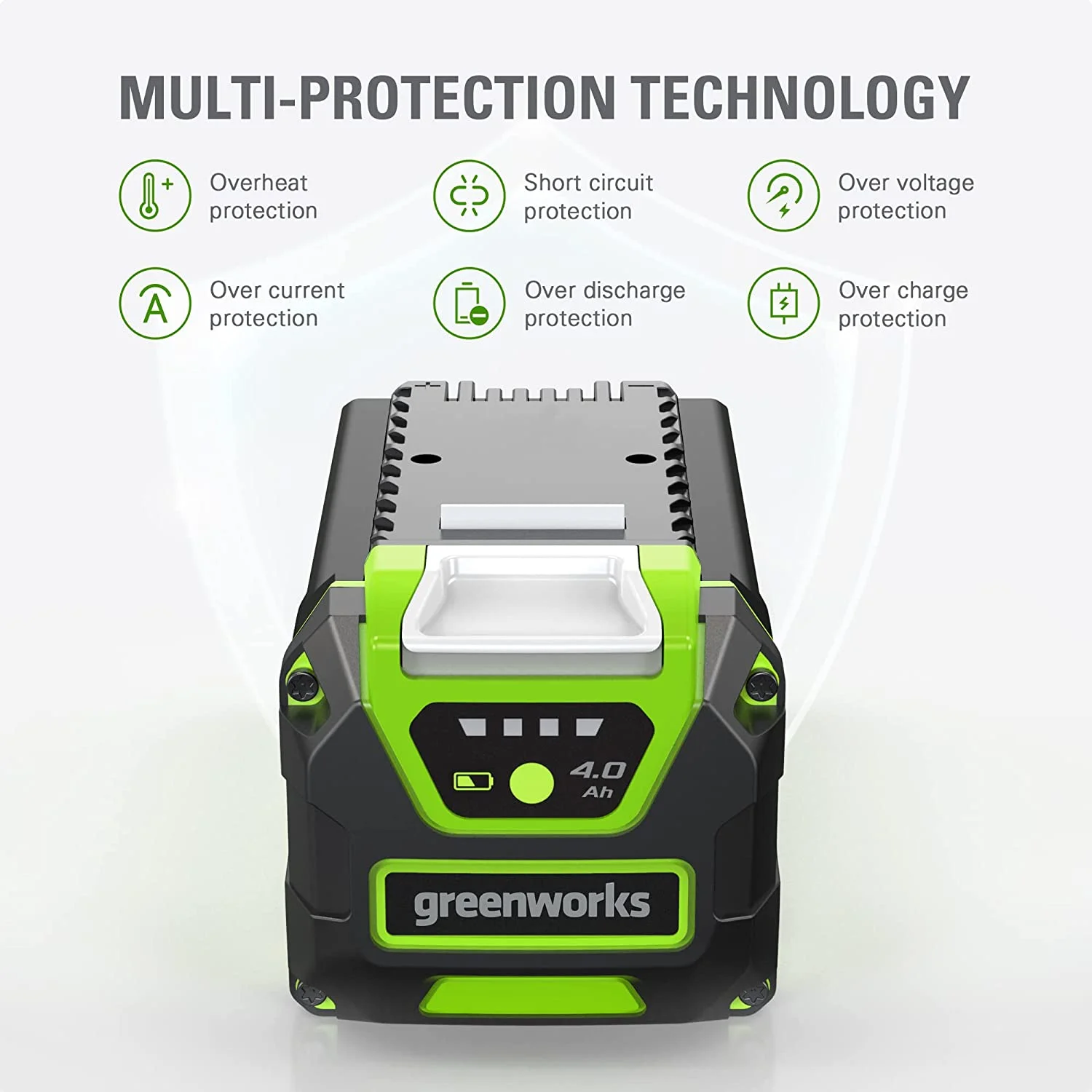 G-MAX 40V 4.0 Ah Lithium-Ion Battery, High Performance, Fade-free Power - Image 2