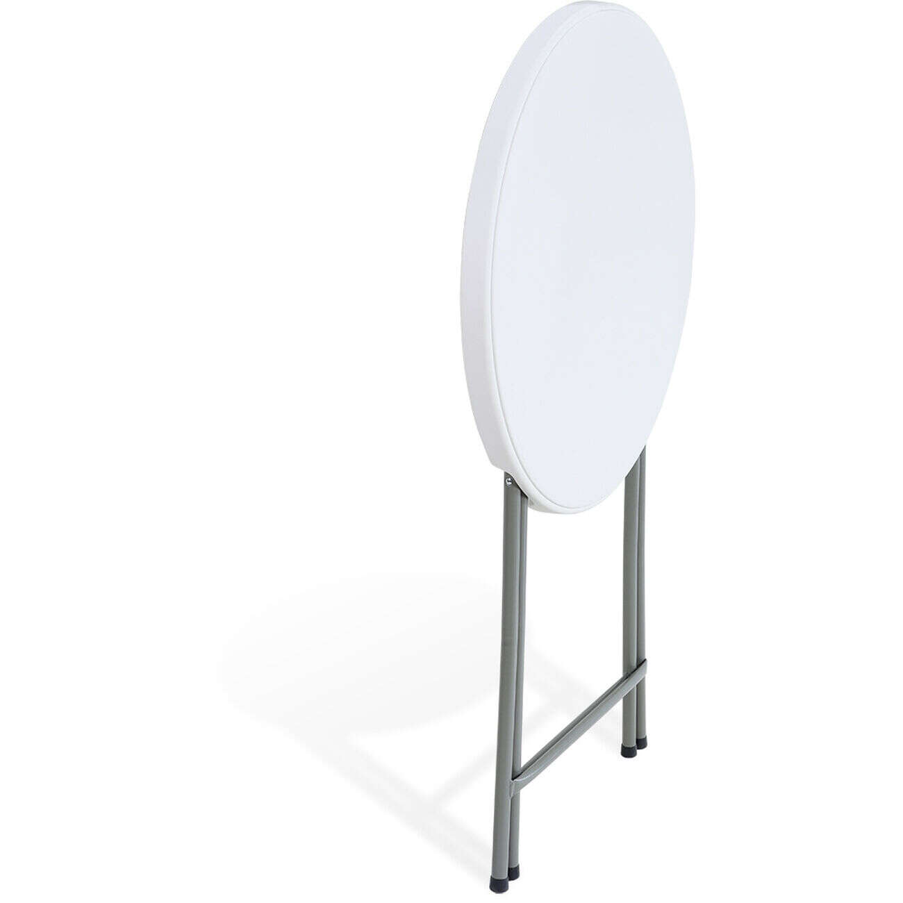 Table bar de jardin Fiesta blanc Ø80xH110cm