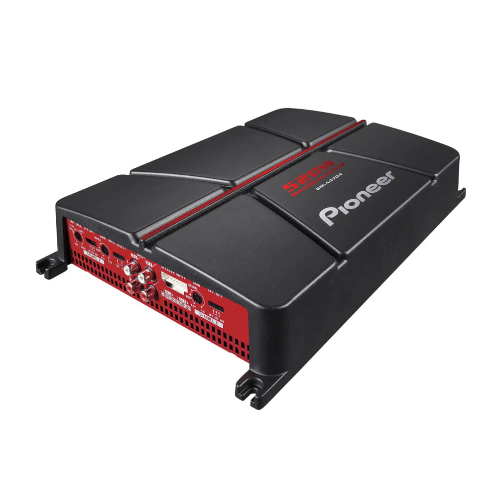 Pioneer GM-A4704 Class AB 4 Channel Car Audio Bridgeable Amplifier 520W Max - Image 5