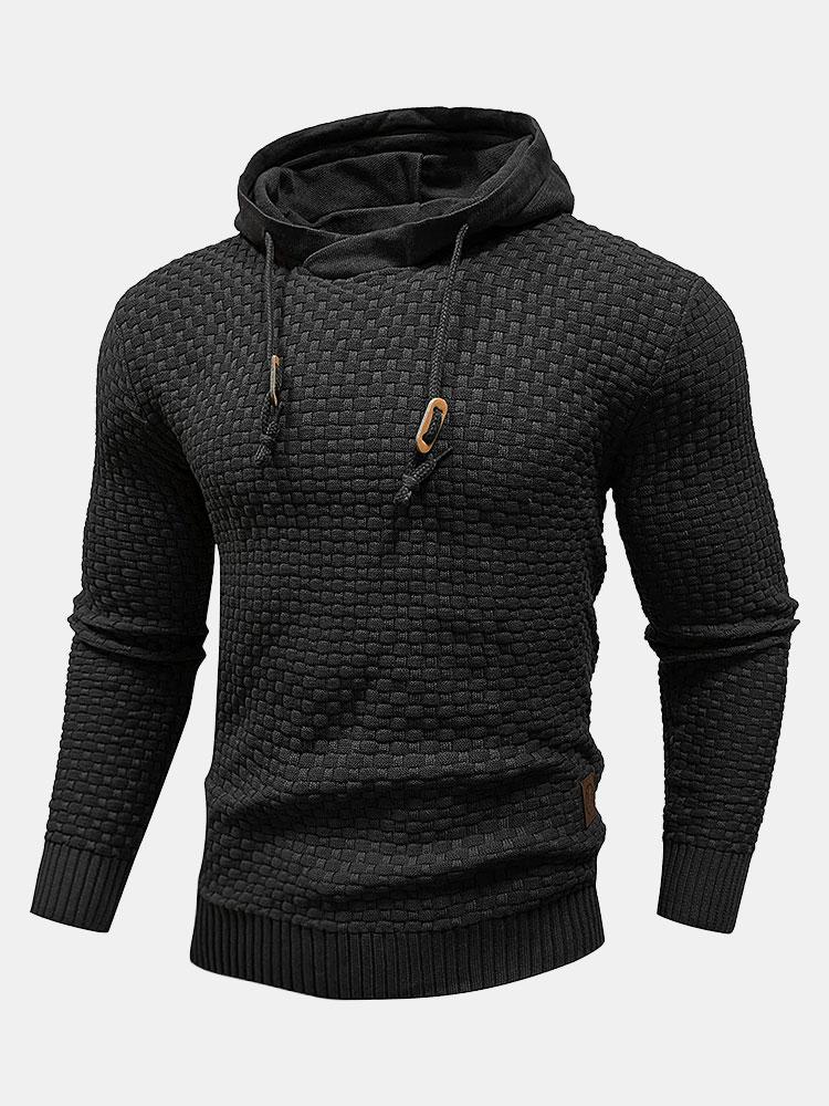 Pull à capuche en maille
